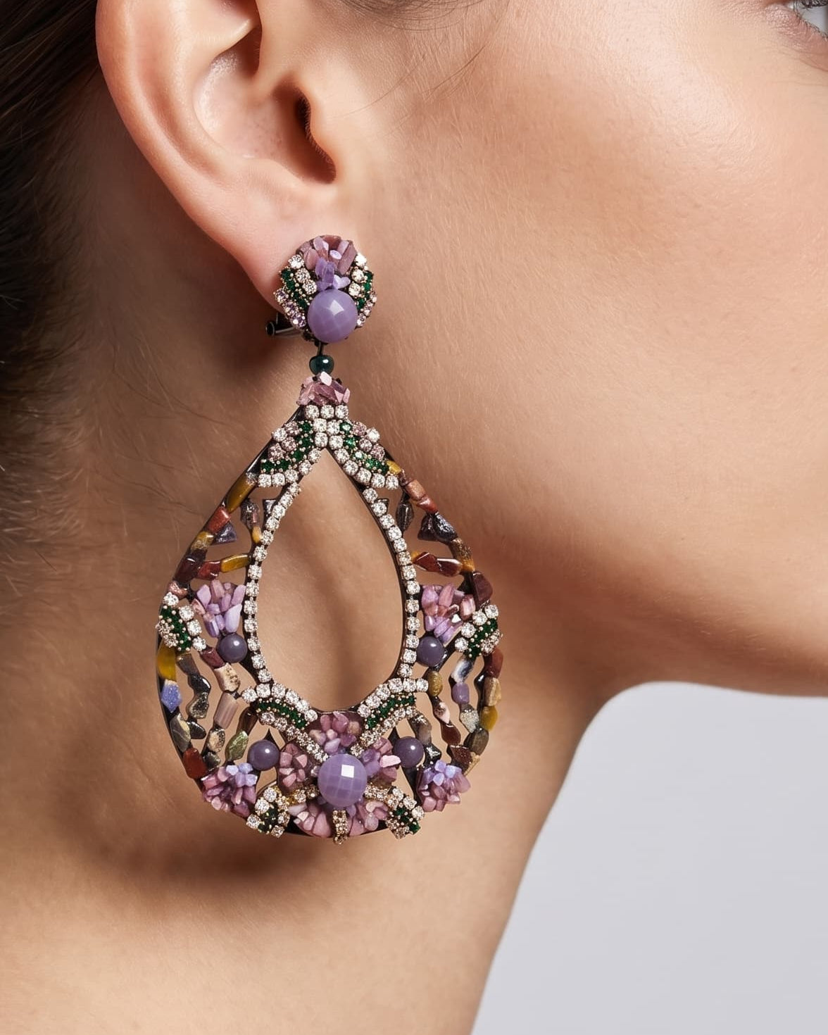 Pendientes Gala Amethyst