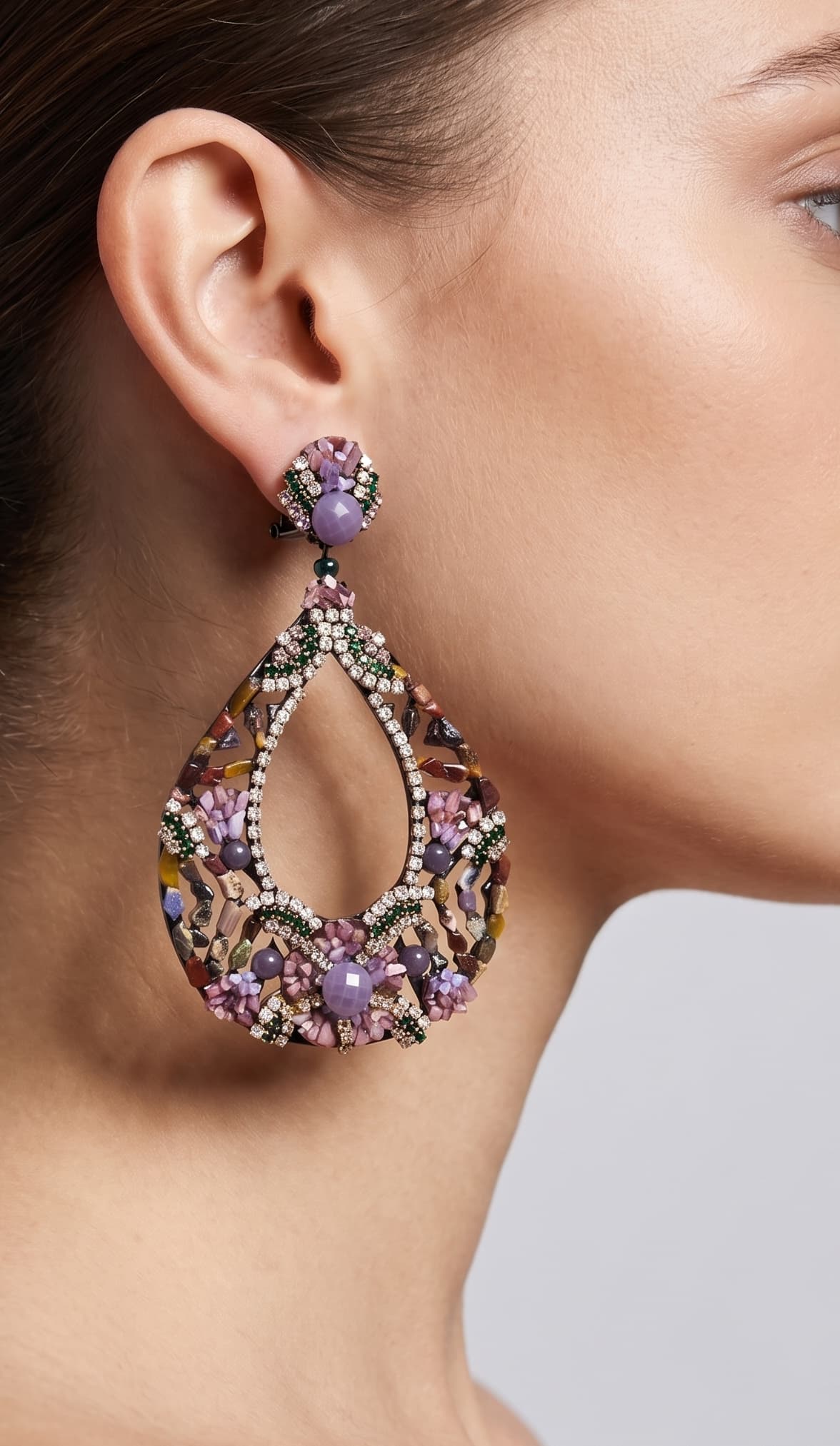 Pendientes Gala Amethyst