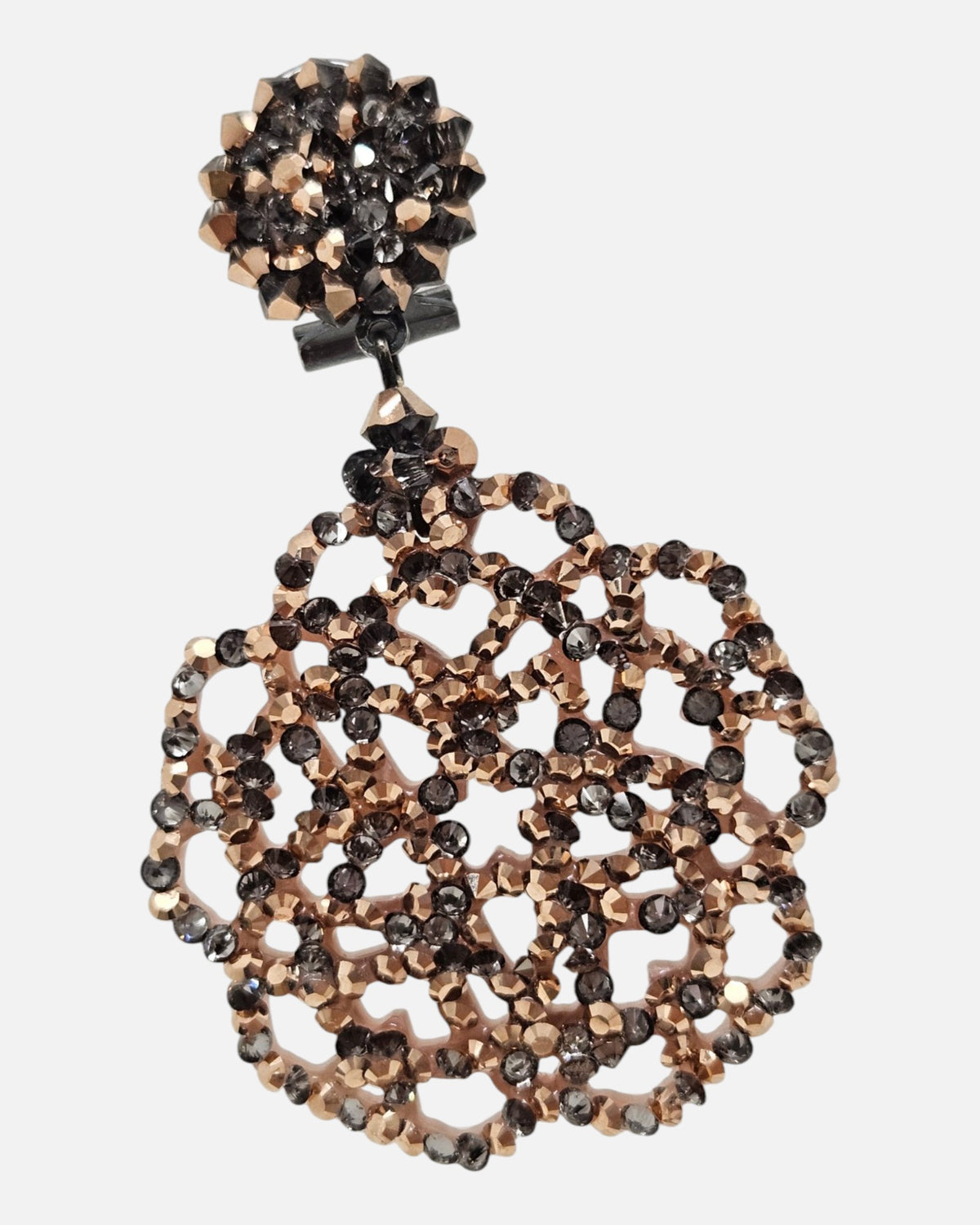 Pendientes Rosetón Bronce