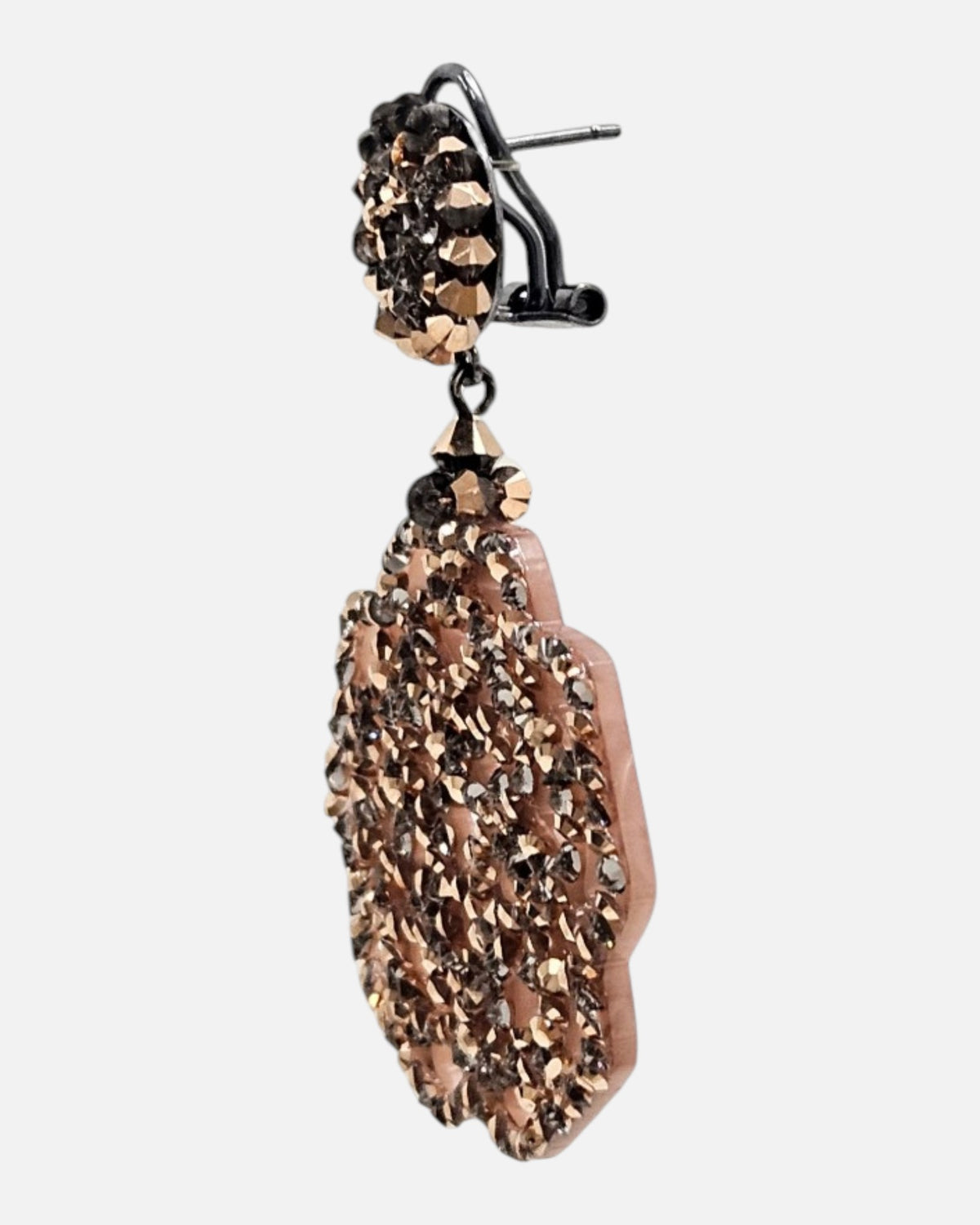 Pendientes Rosetón Bronce