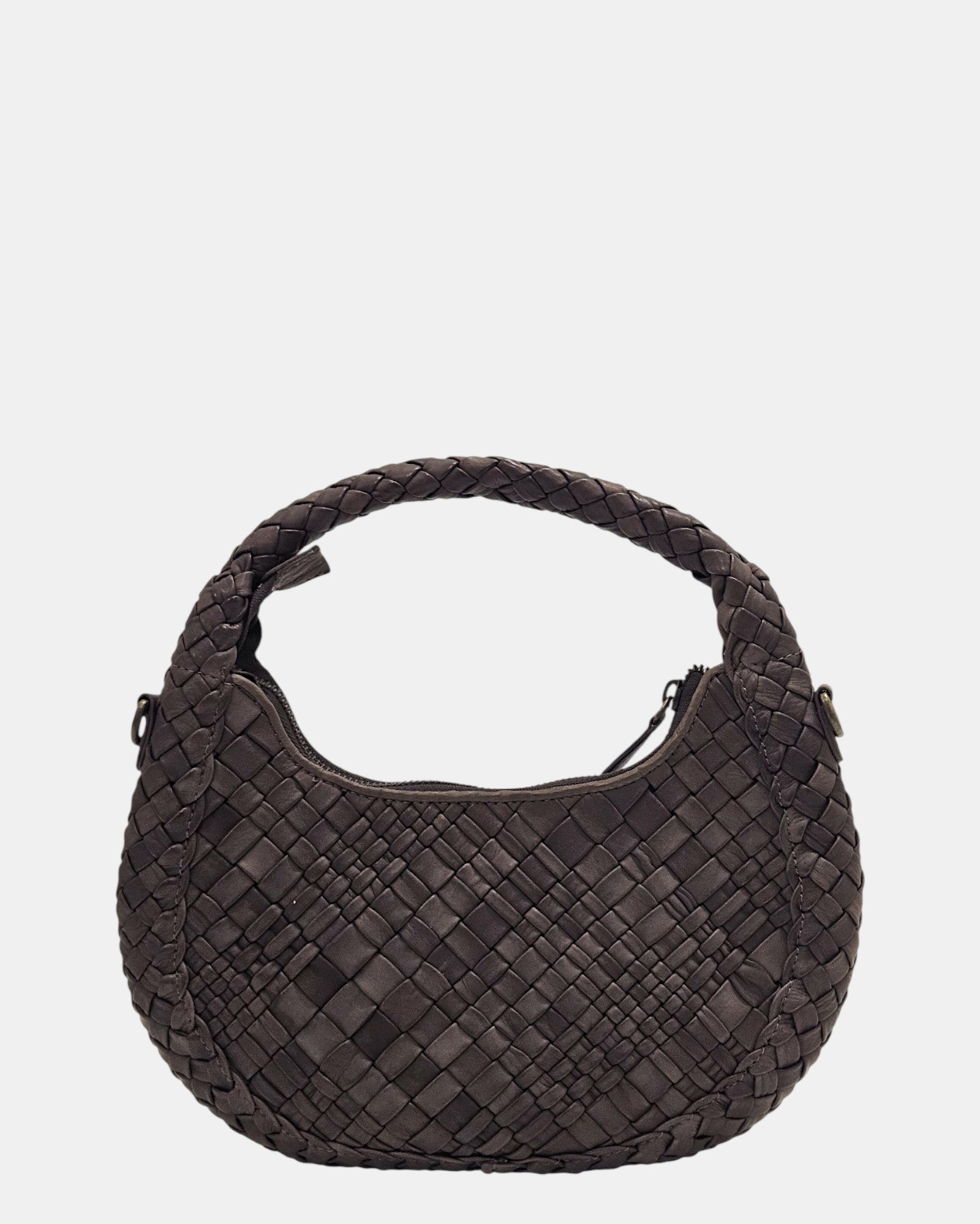 Bolso de piel trenzada Dalia