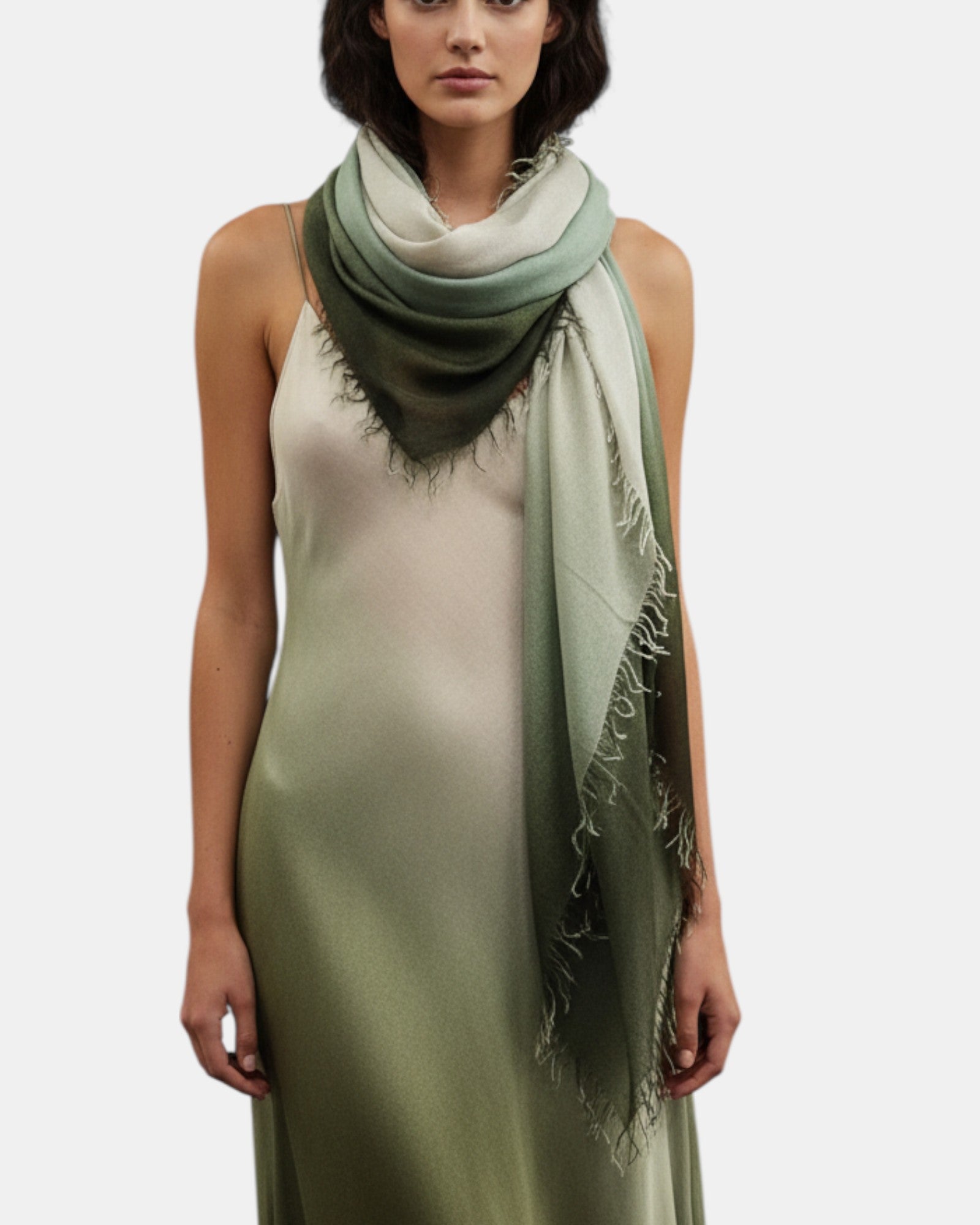 Fular cashmere y seda degradado Enrichetta