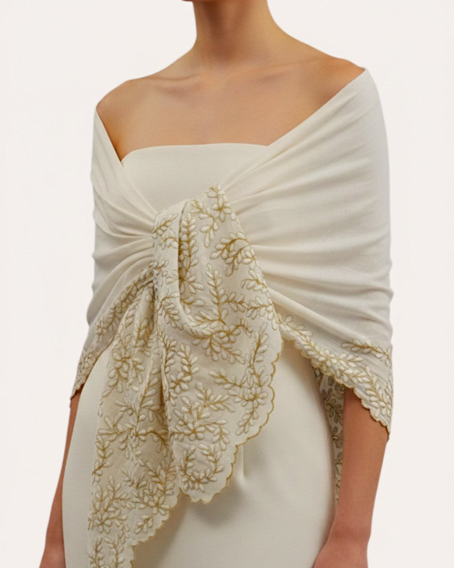 Chal Faliero Sarti Dely bordado