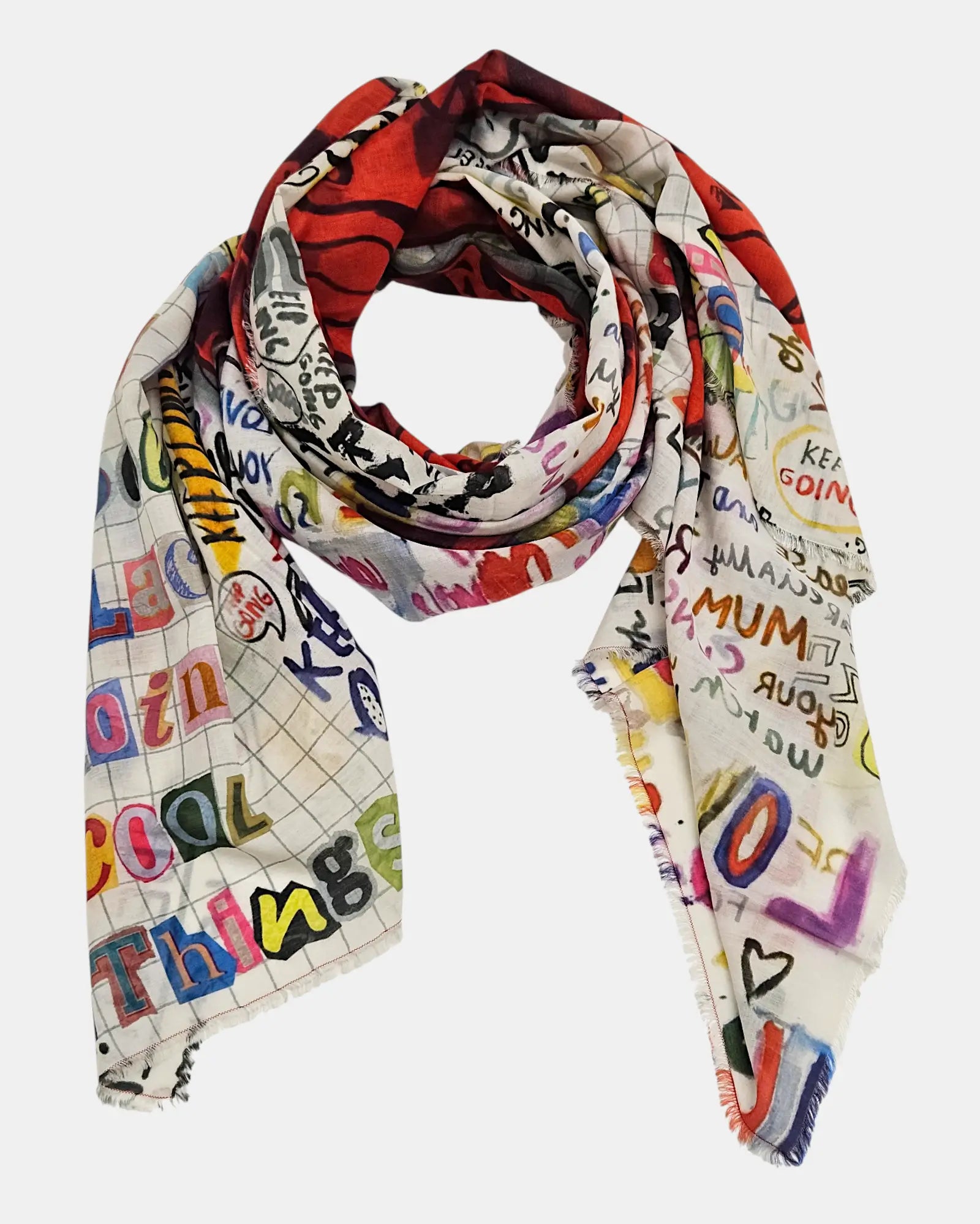 Pañuelo Big Love estampado