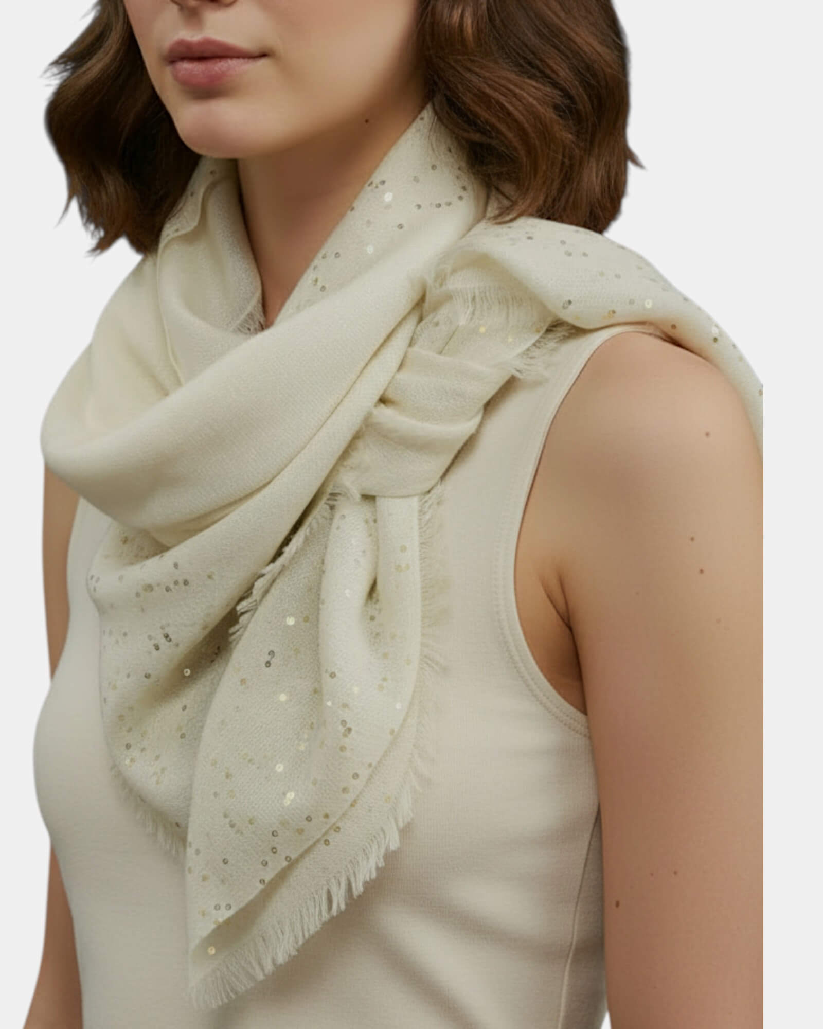 Pañuelo Faliero Sarti Little Dalila beige