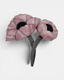 Broche de amapola rosa, joyería floral artesanal, accesorios para invitada de boda, regalo romántico para mujer, broche esmaltado rosa.