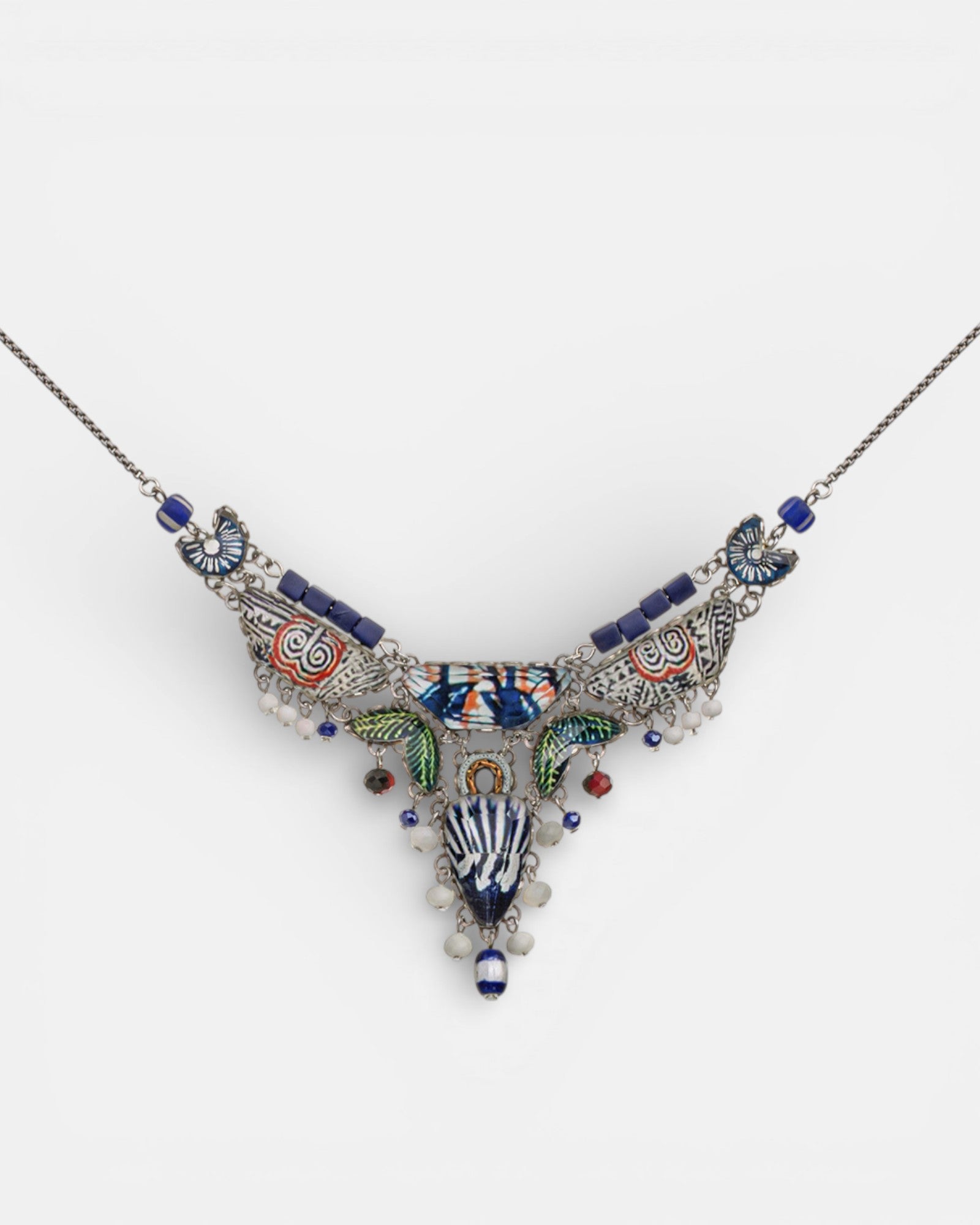 Collar Blue Domes corto azul