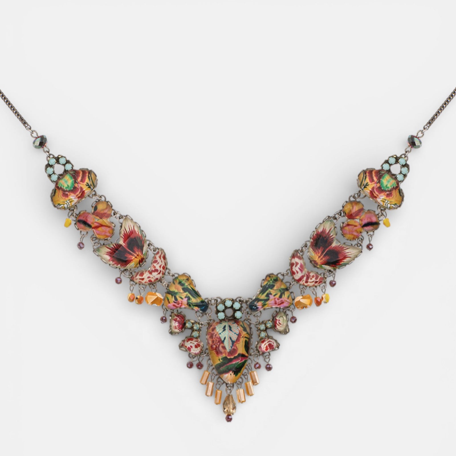 Collar de Cristal Girasol