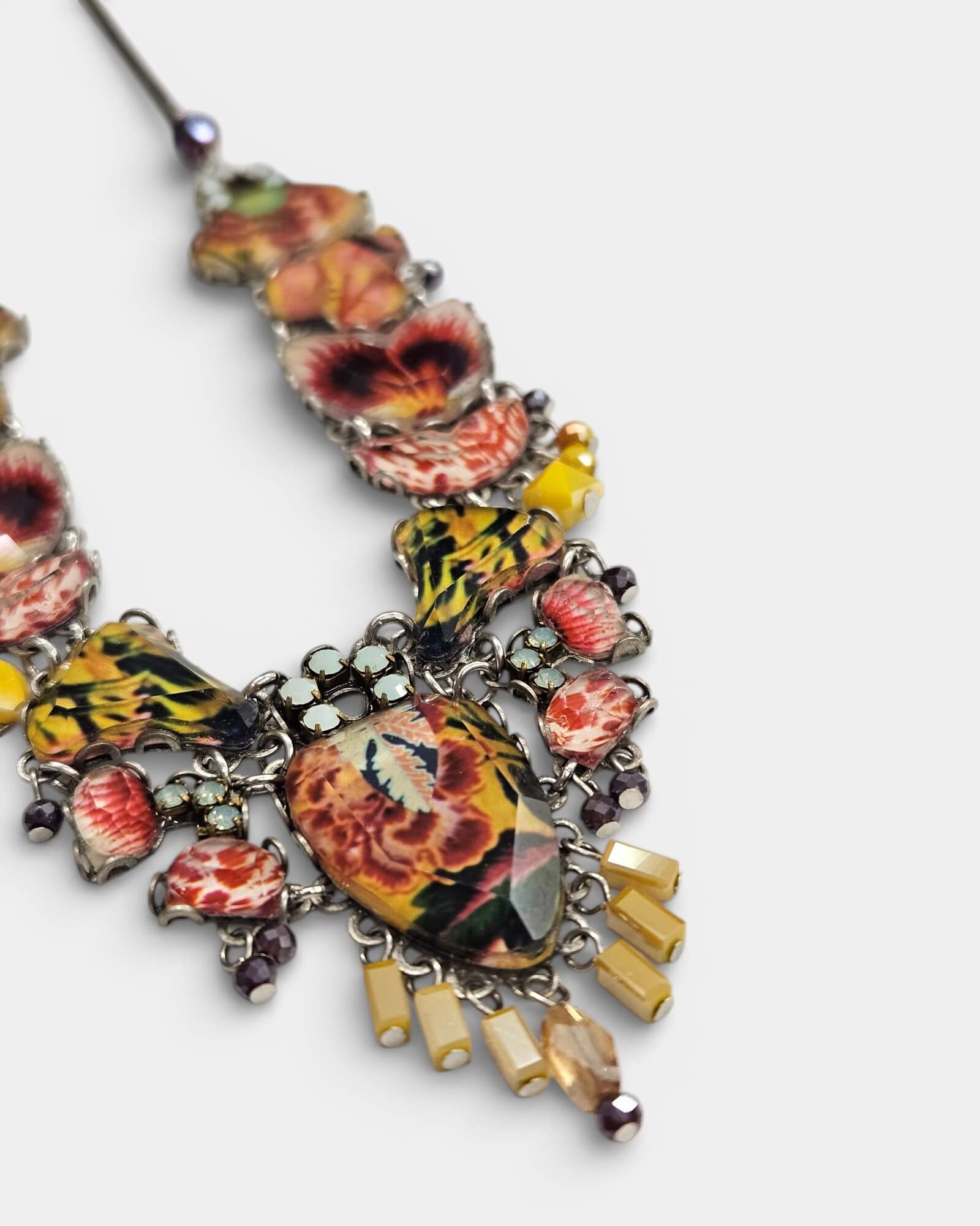 Collar de Cristal Girasol