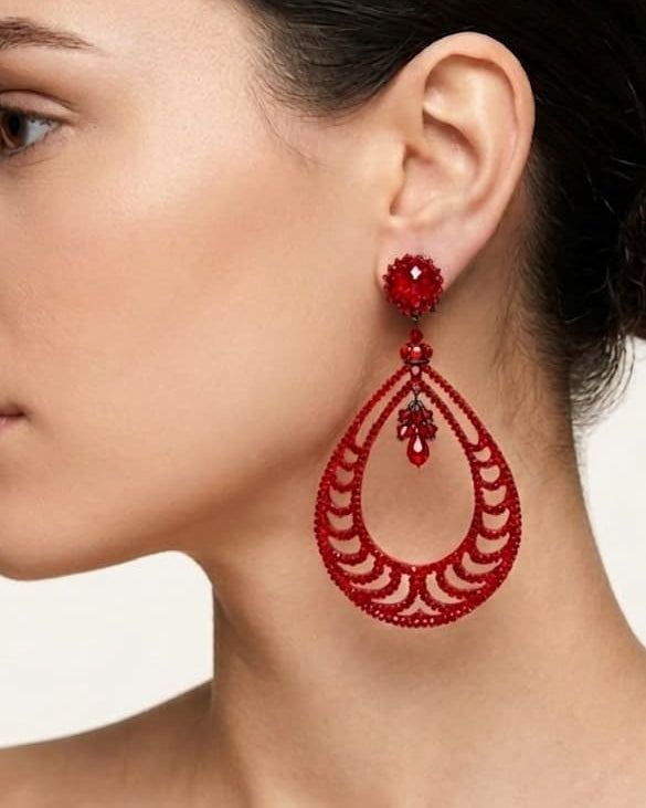 Pendientes Piel de Carmín