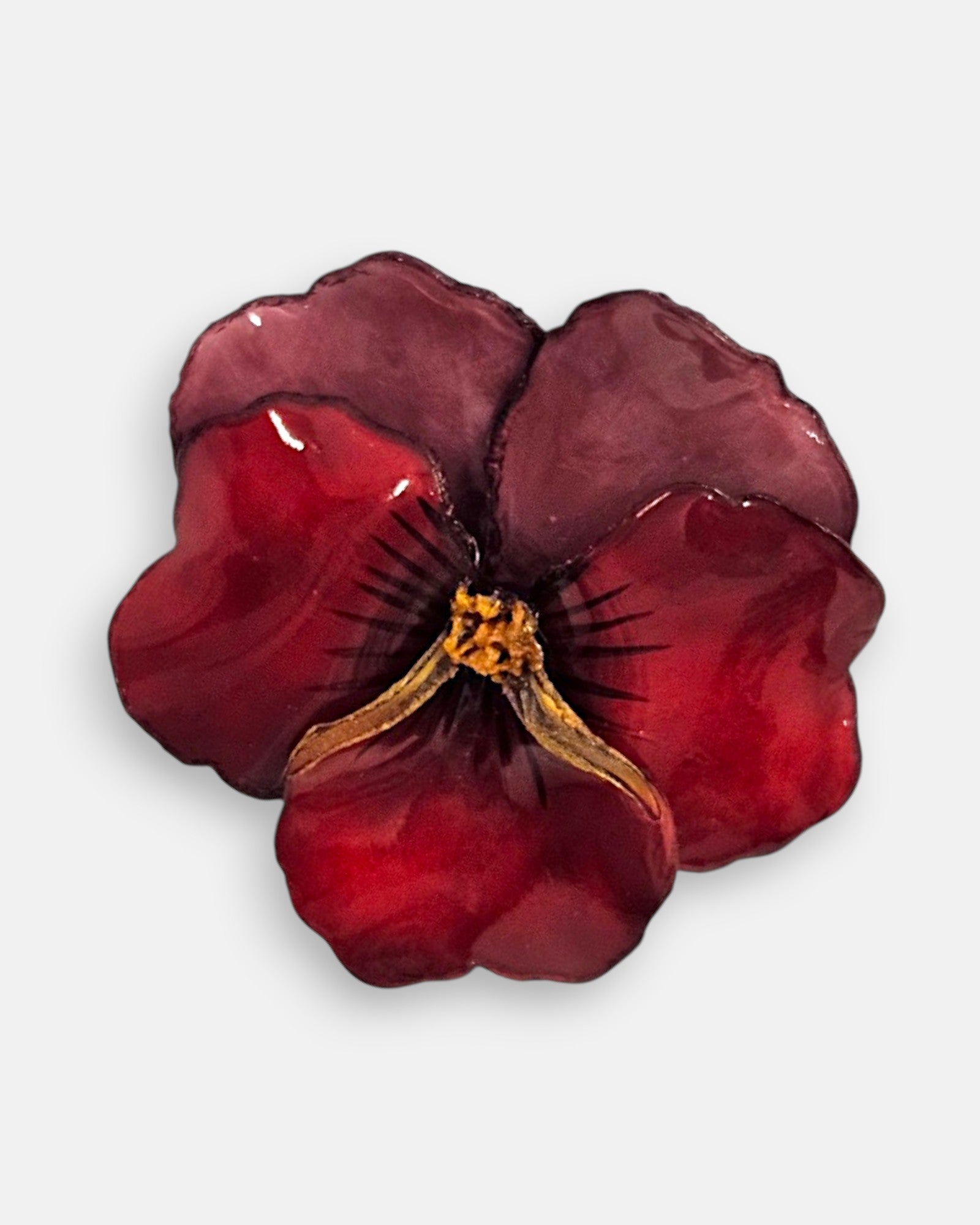 Pendientes Pensée Rubis