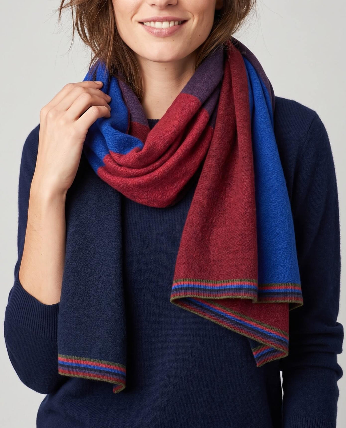 Foulard Block Oltremare