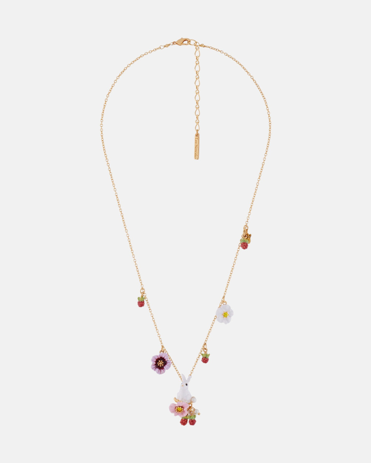 Collar Conejito y Flores Silvestres