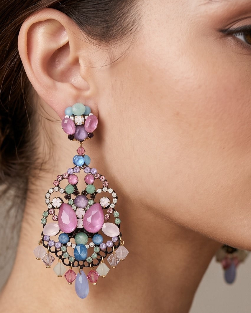 Pendientes Filigrana Multicolor