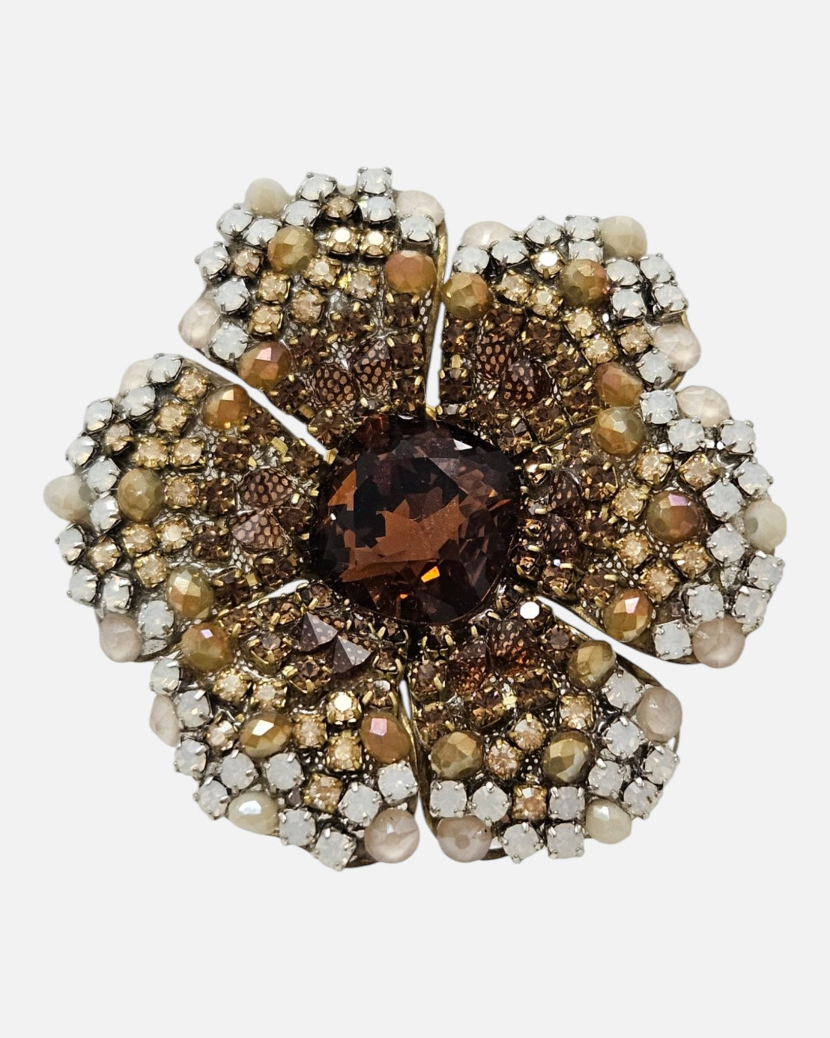 Pendientes Botón Flor Ahumada