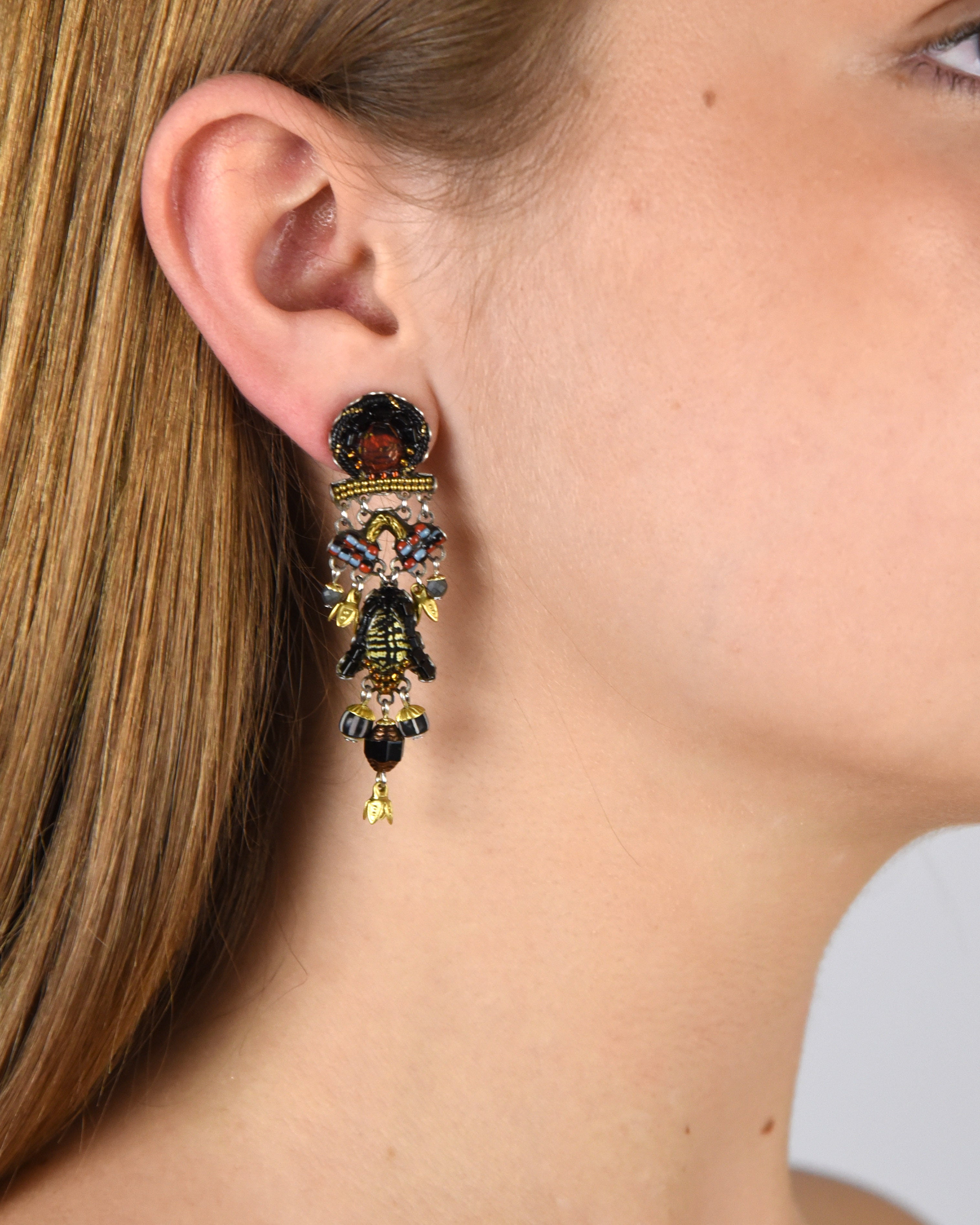 Pendientes Tiger Eye Ayala Bar