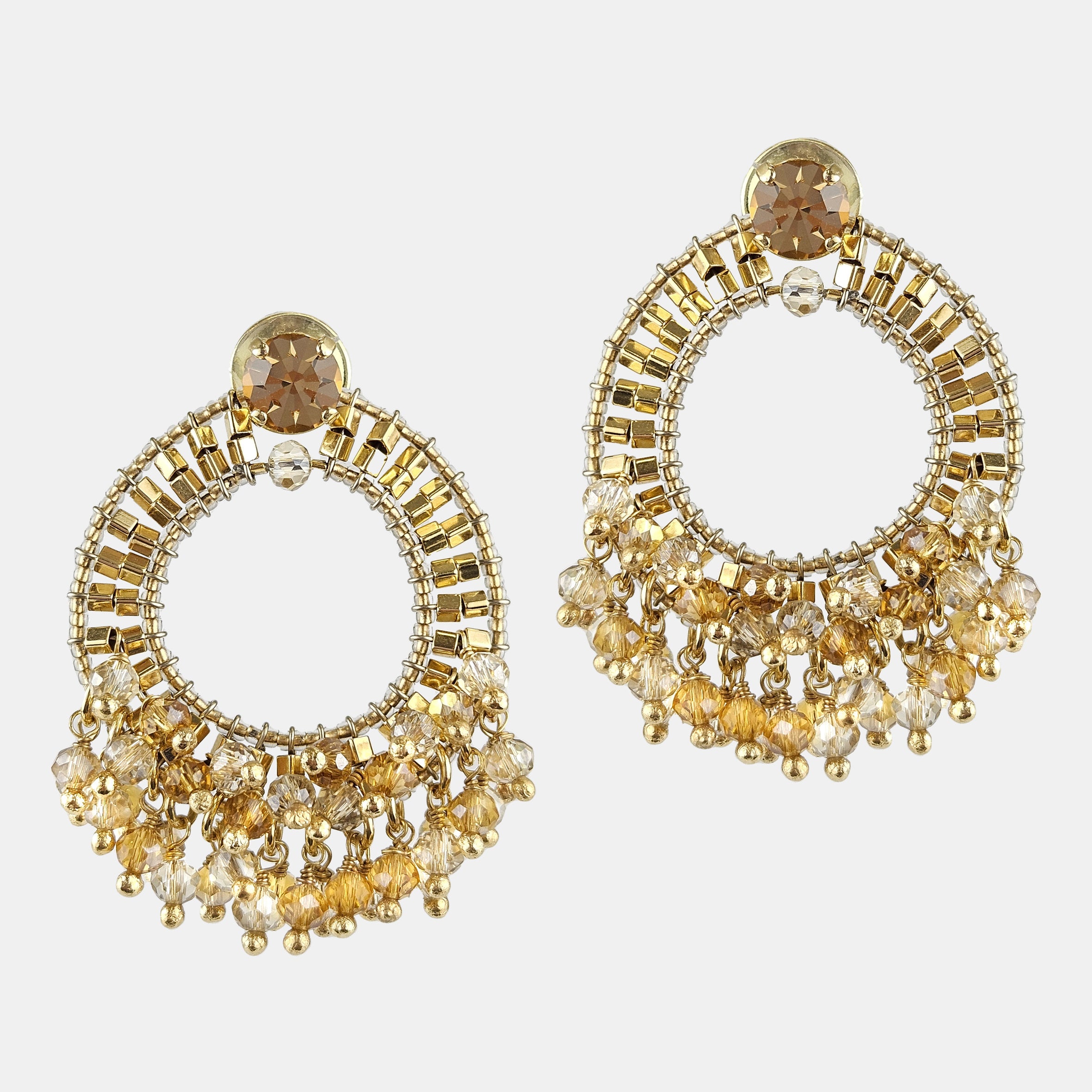 Pendientes de aros Jaqueira