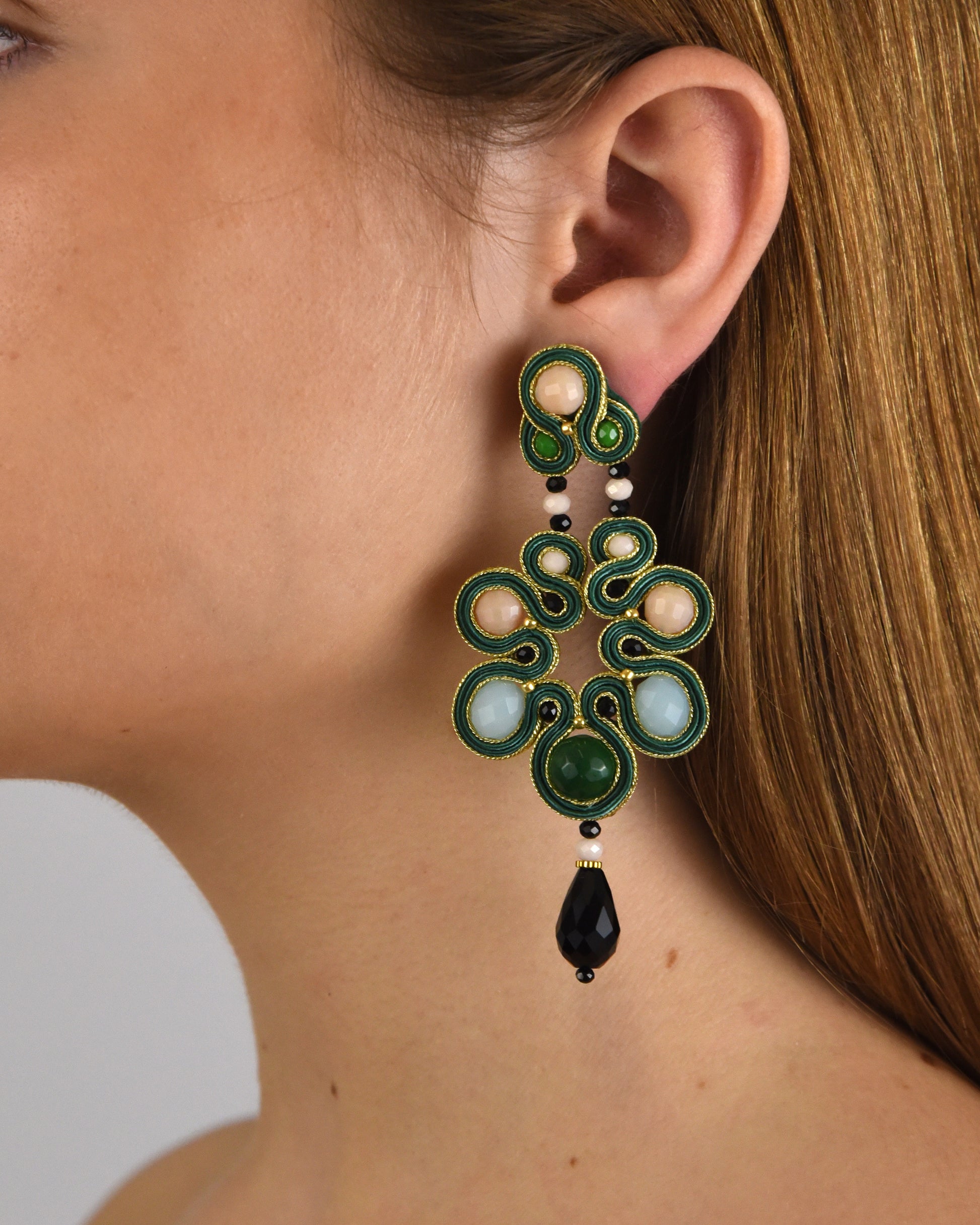 Pendientes María Antonieta Pompadour