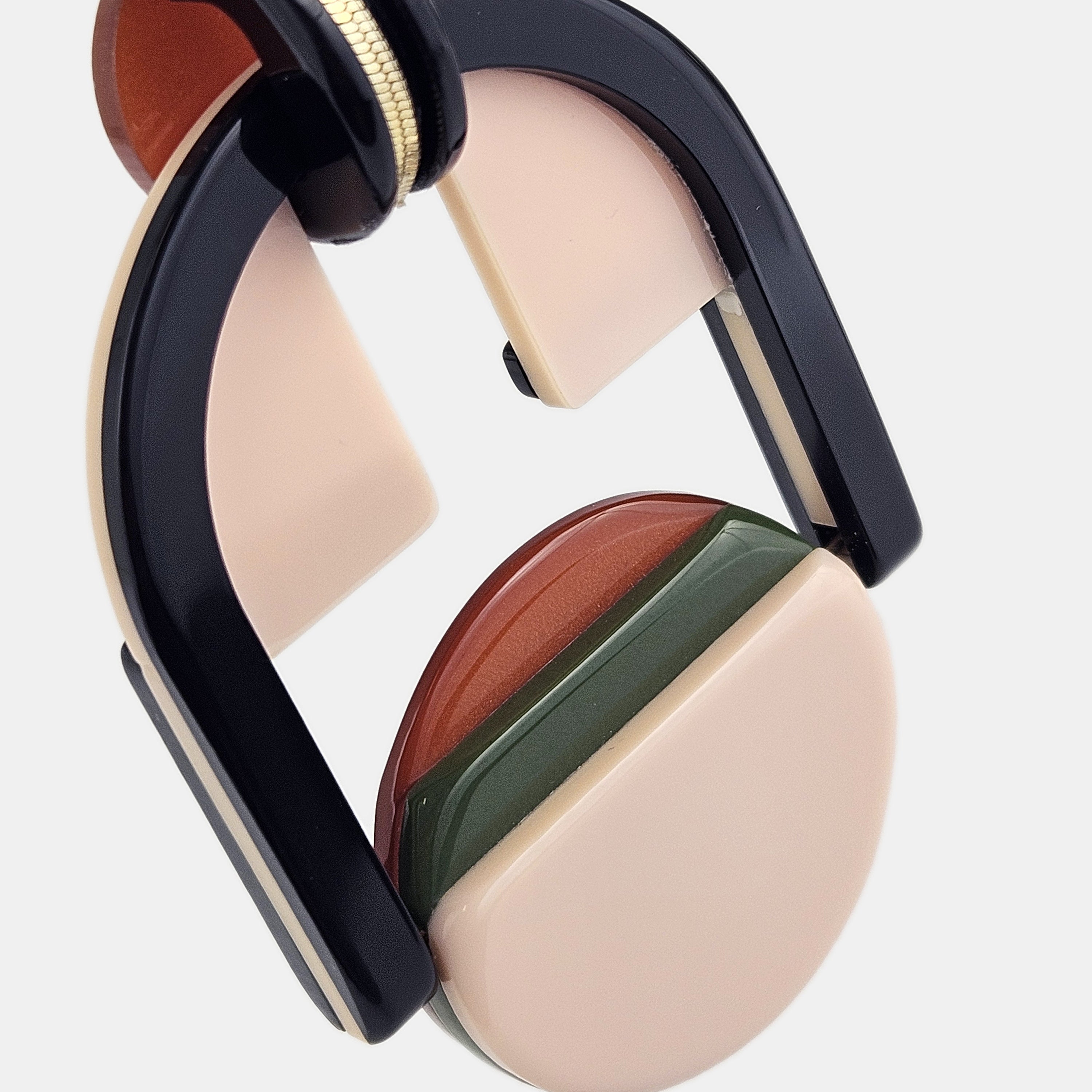 Pendiente Bauhaus rosa