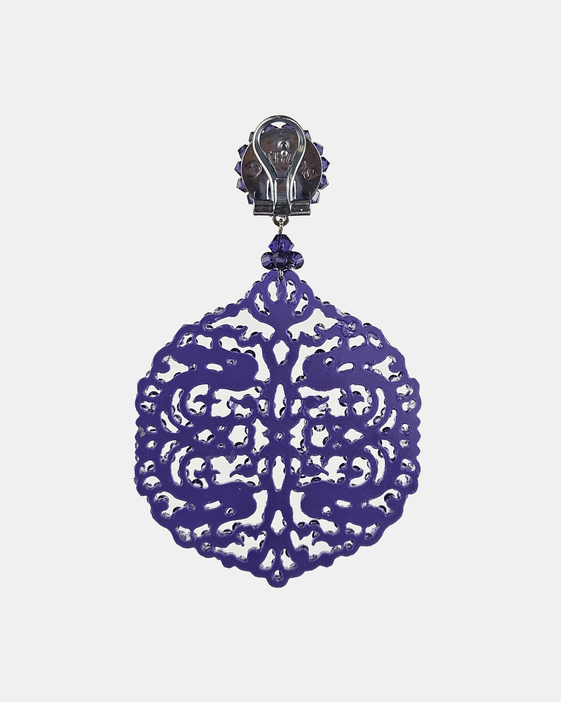Large purple Arabesque pendant