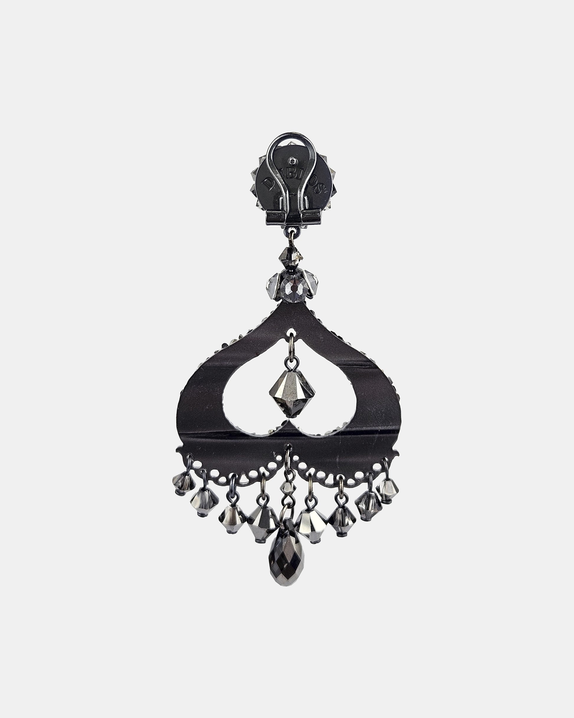 Swarovski Anthracite Spike Pendant