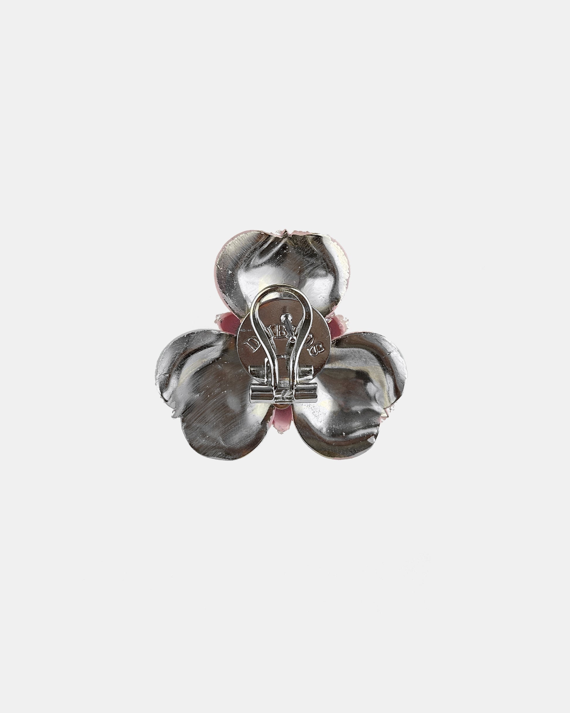 Pendientes Trébol swarovski rosa suave