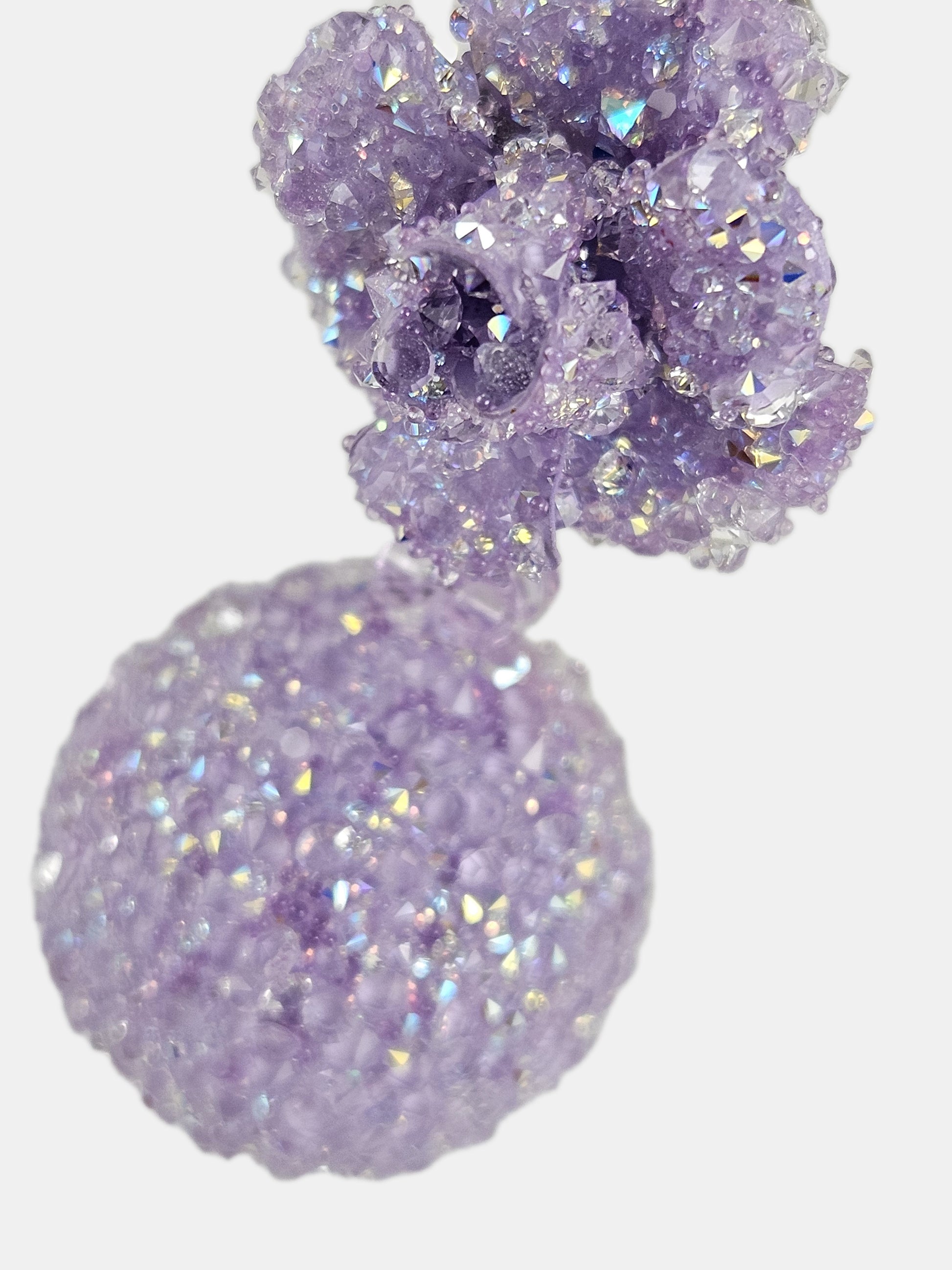 Dublos Swarovski lilac pendant