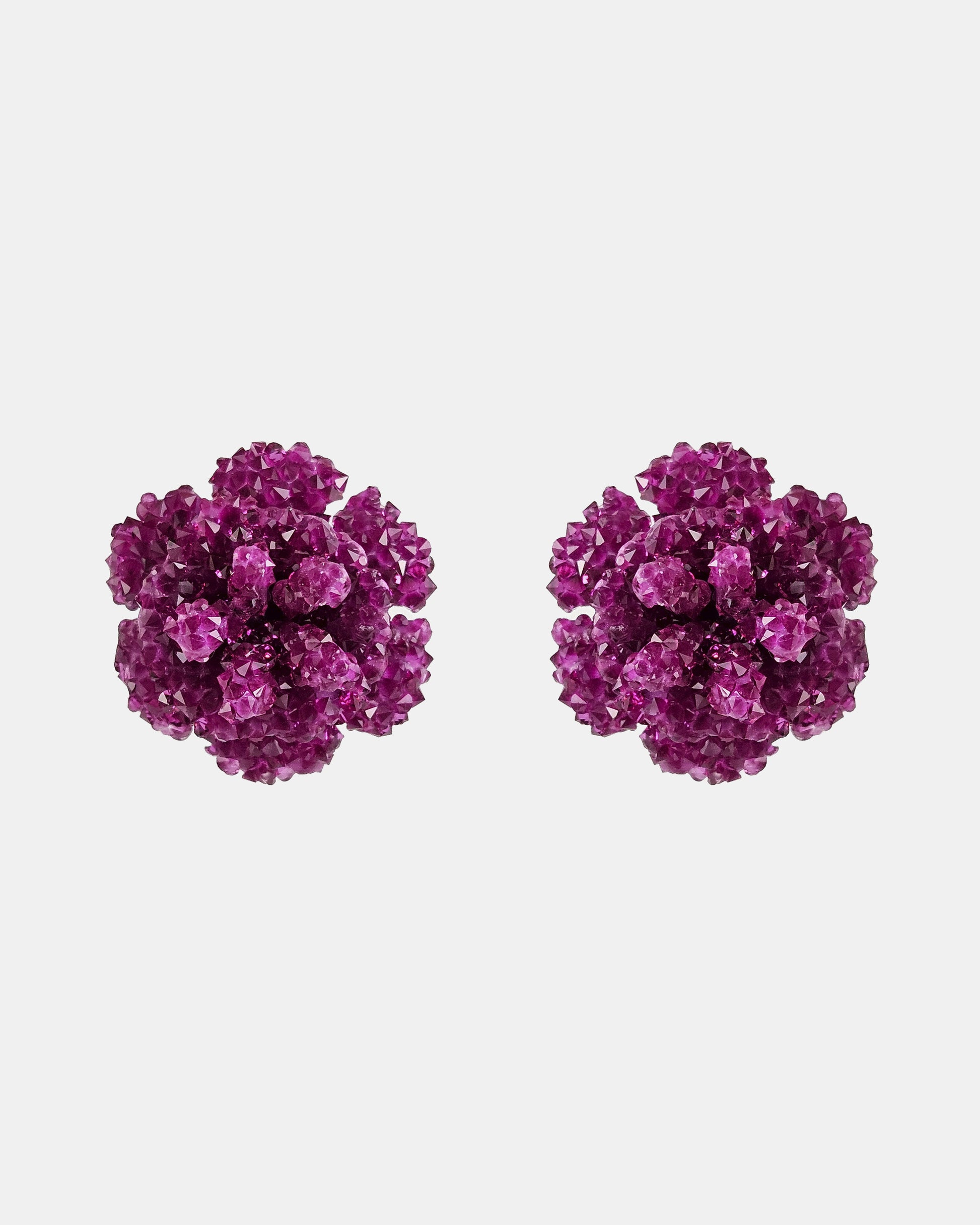 Pendientes flor buganvilla swarovski