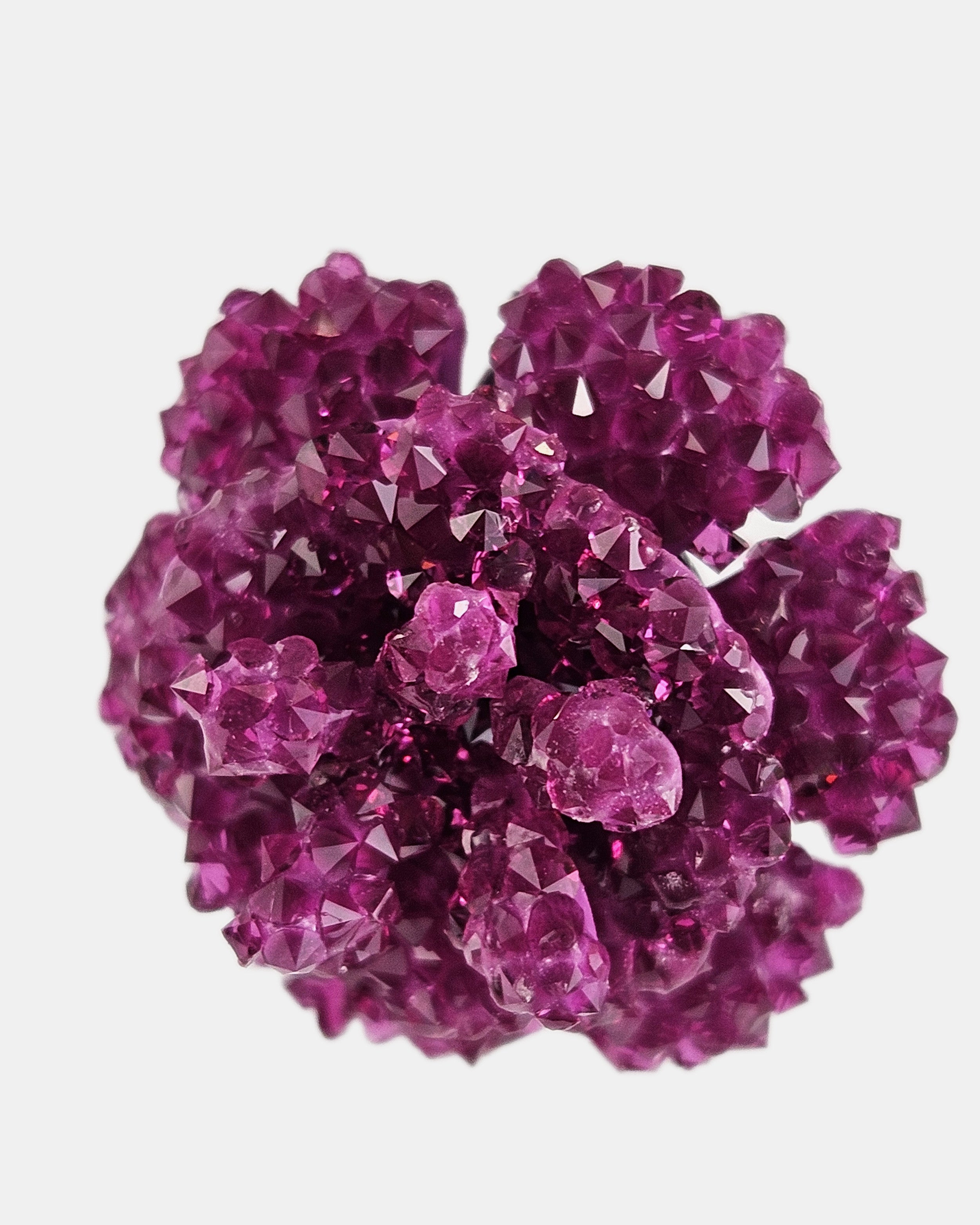 Pendientes flor buganvilla swarovski