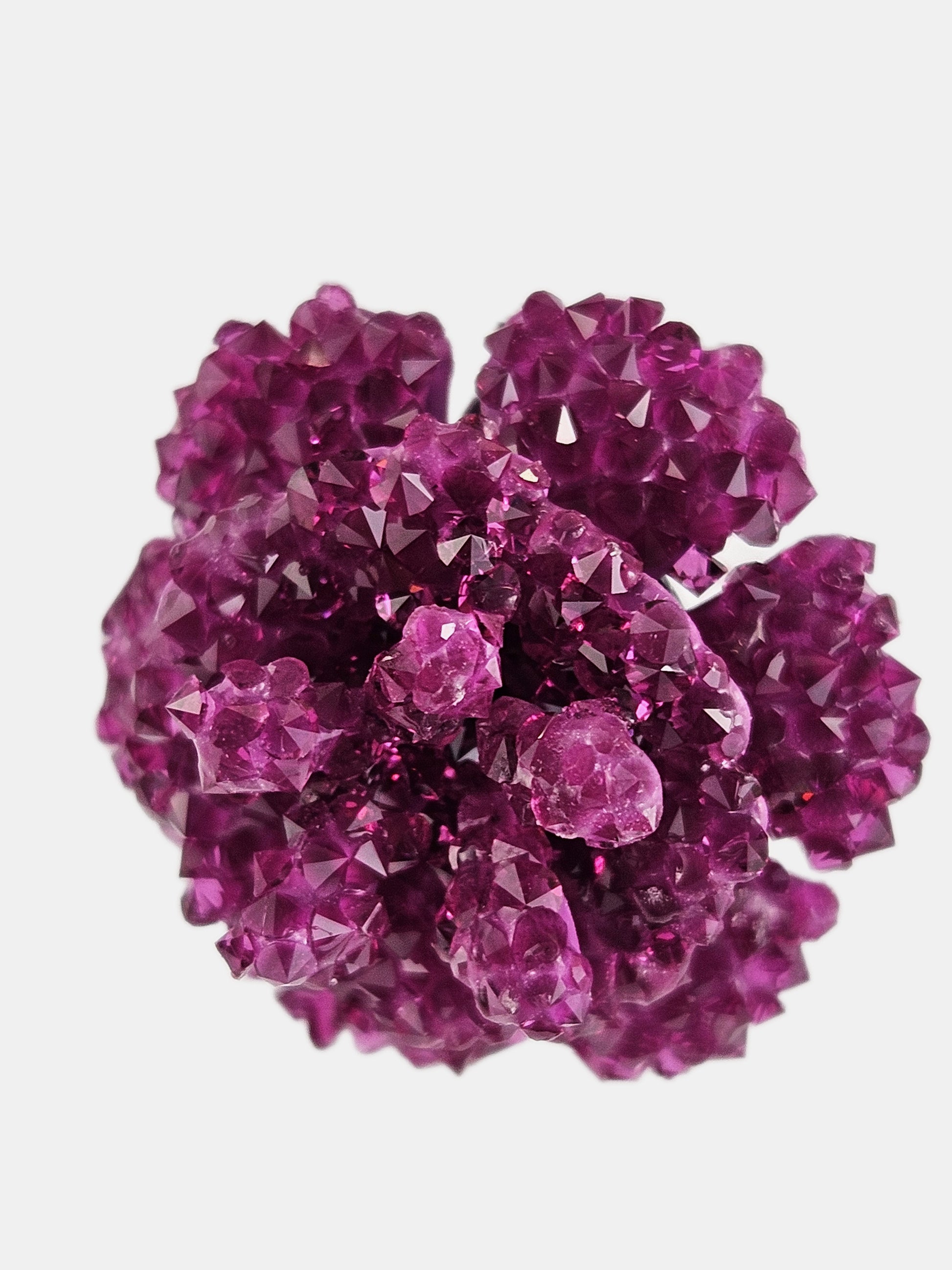 Pendientes flor buganvilla swarovski