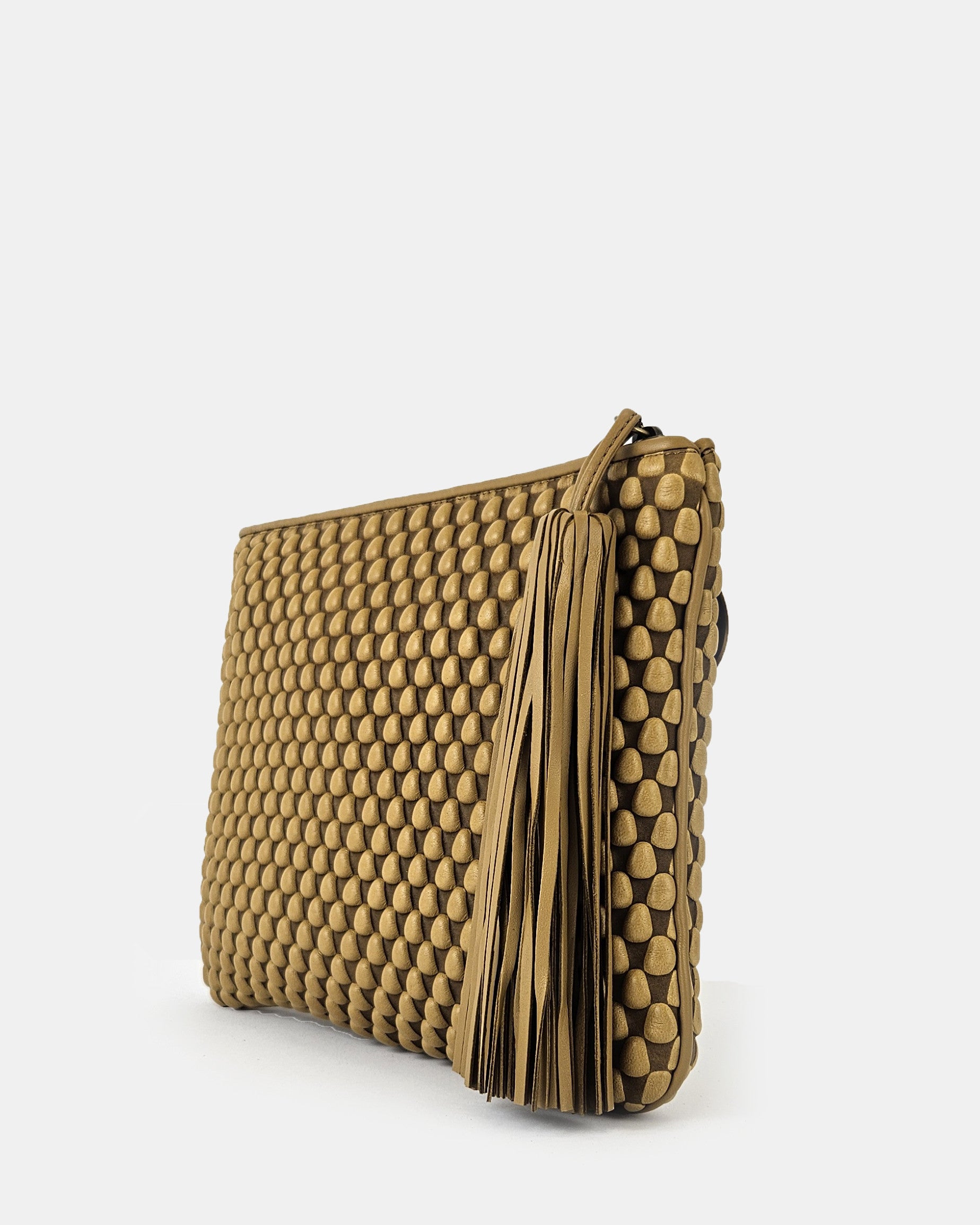 Pochette extra large mostaza