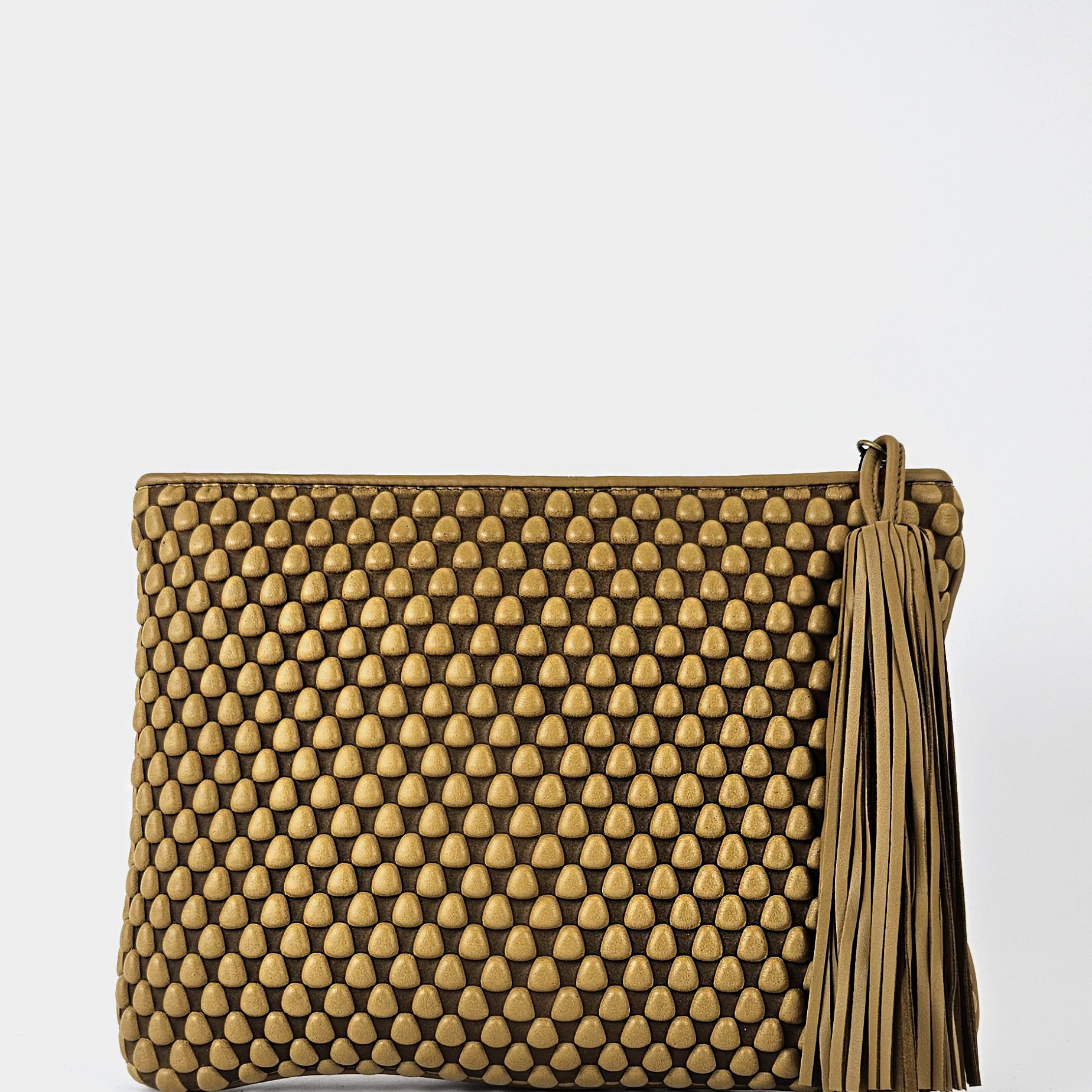 Pochette extra large mostaza