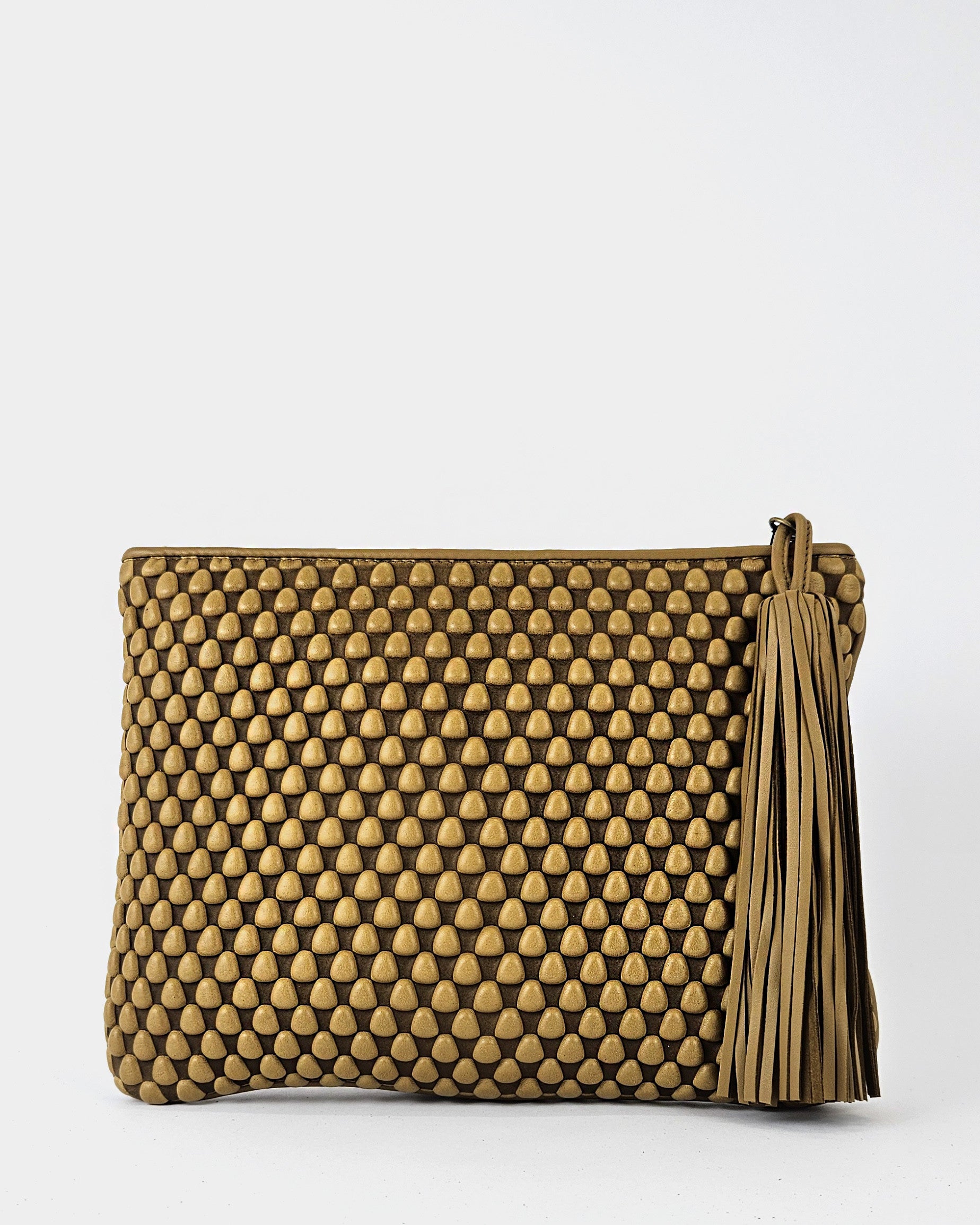Pochette extra large mostaza