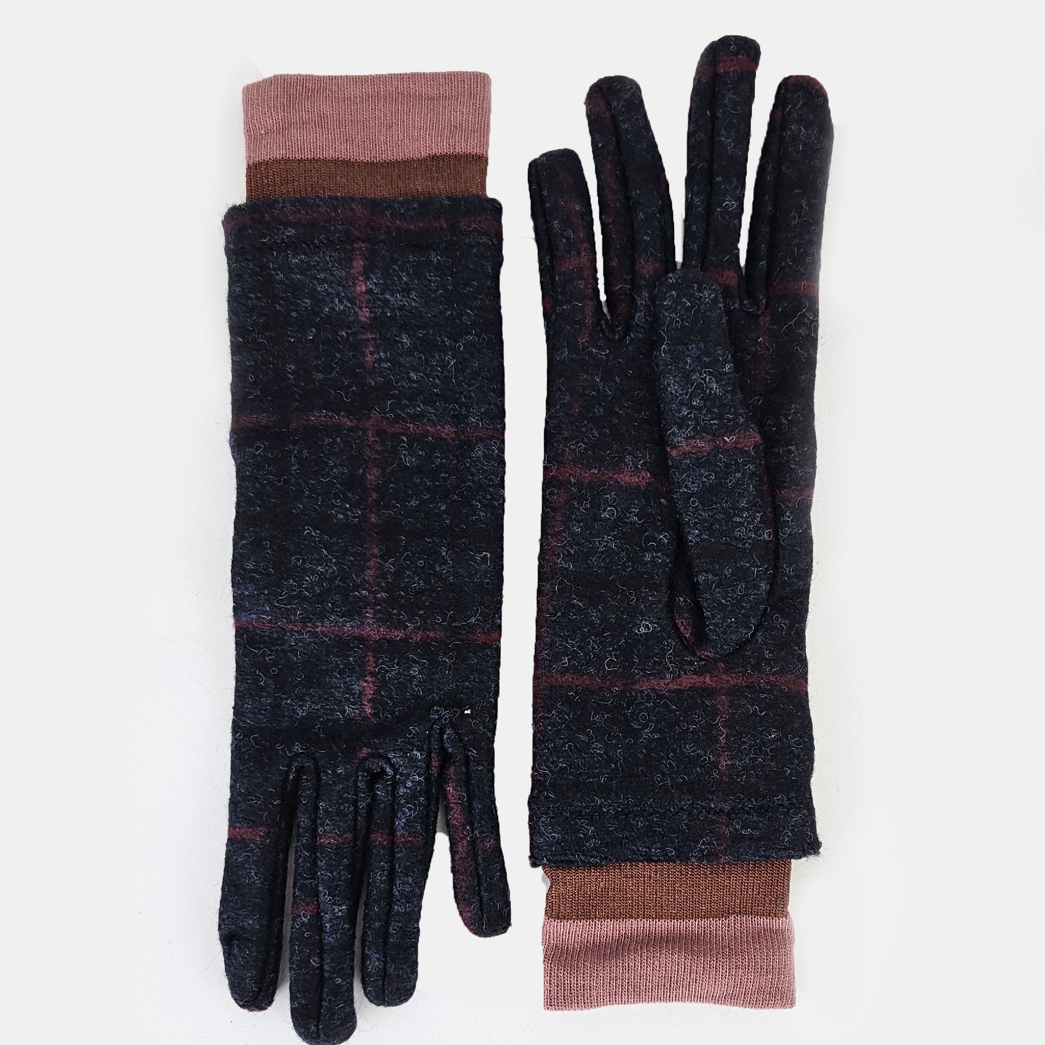 Guantes cortos azules Exquisite J.