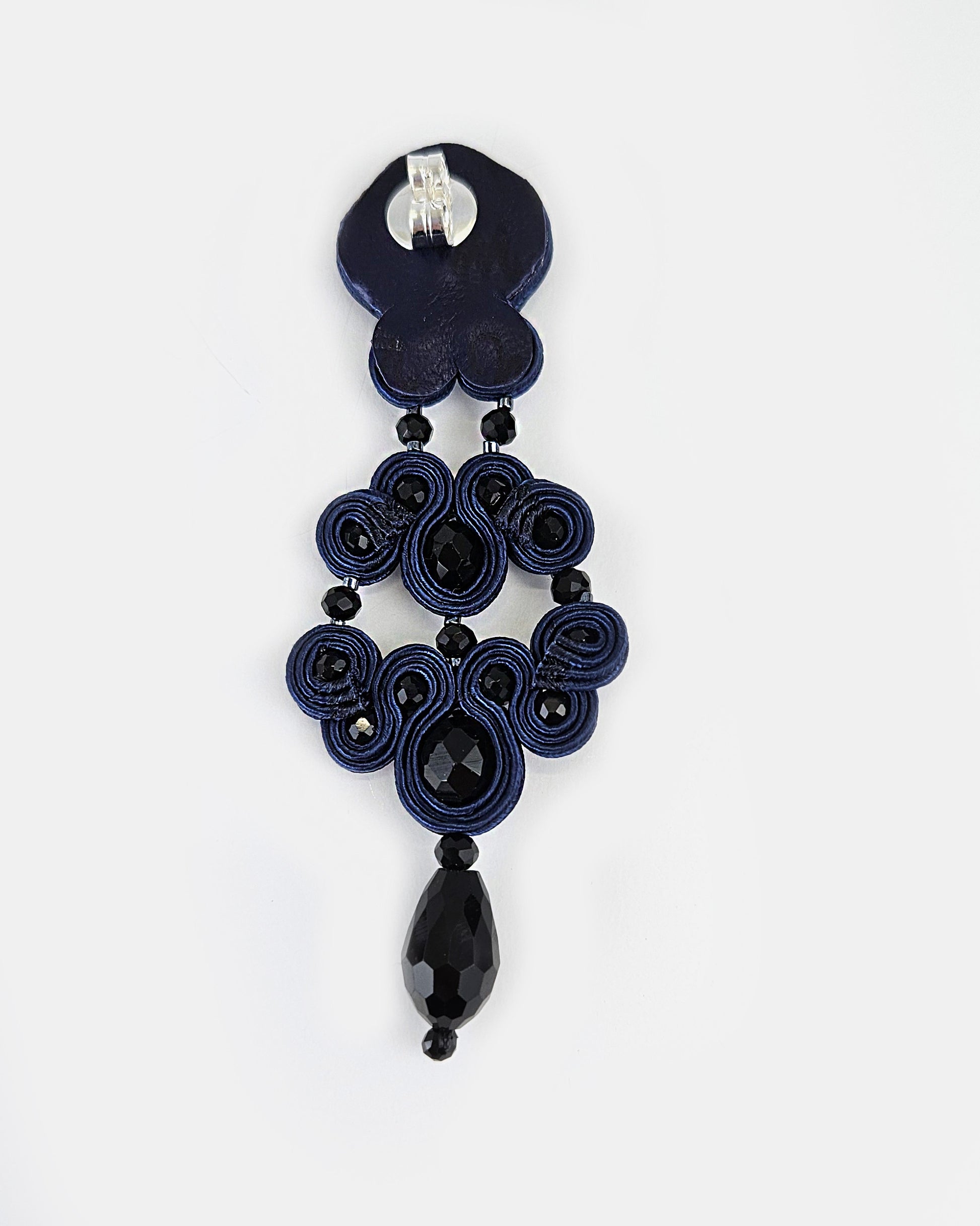 Pendientes Gótico azul y azabache