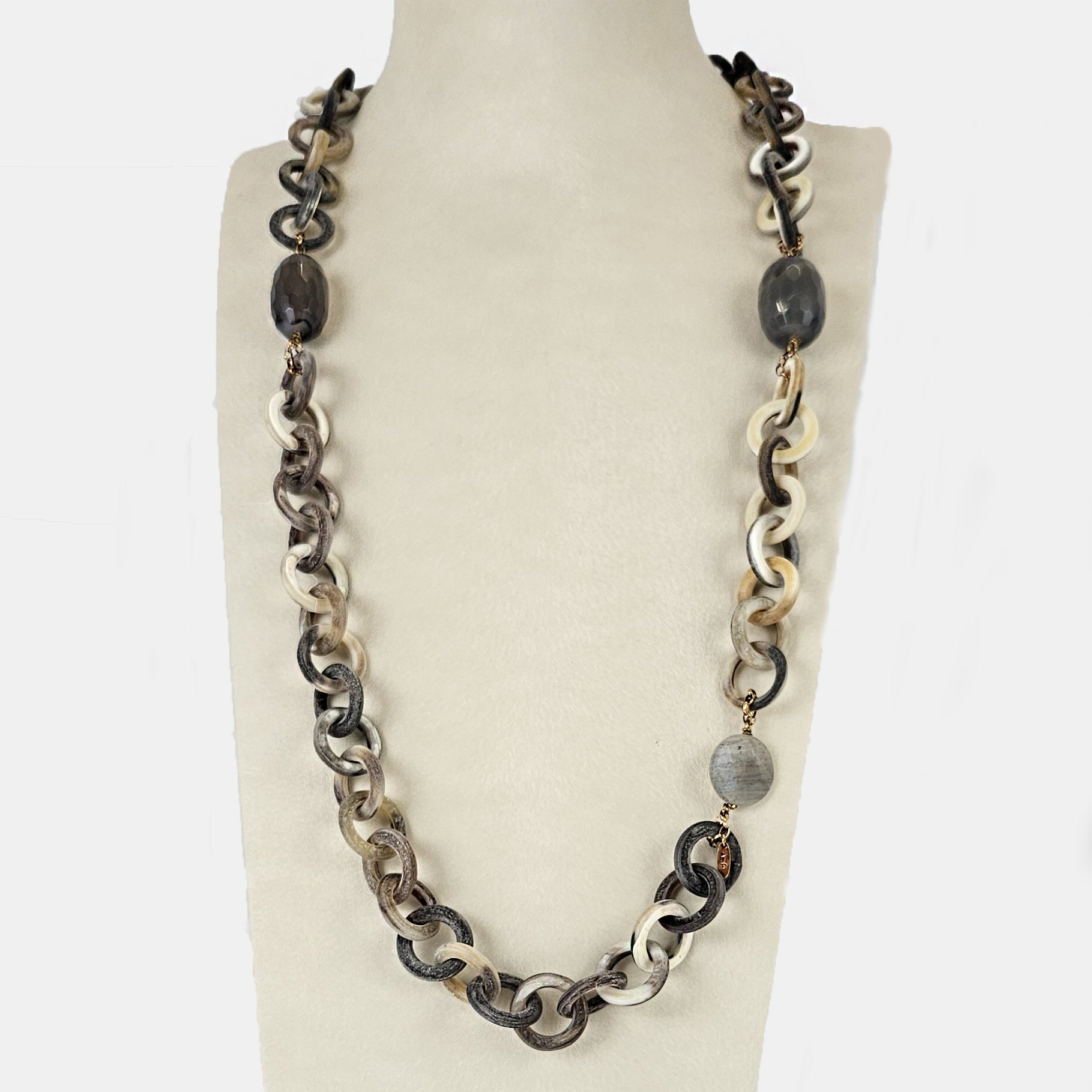 Collar Benedetta asta y labradorita