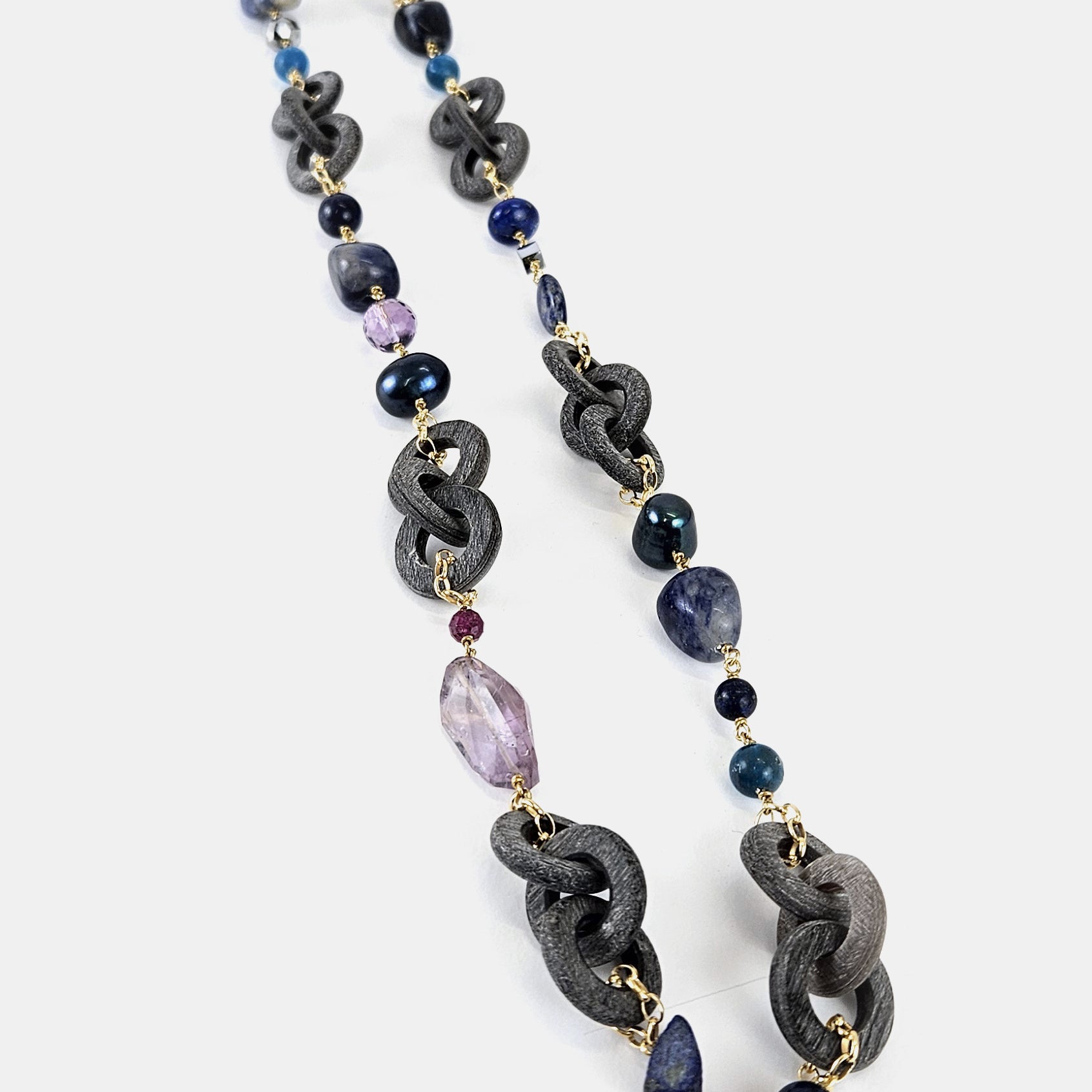 Collar asta y piedras Aurora