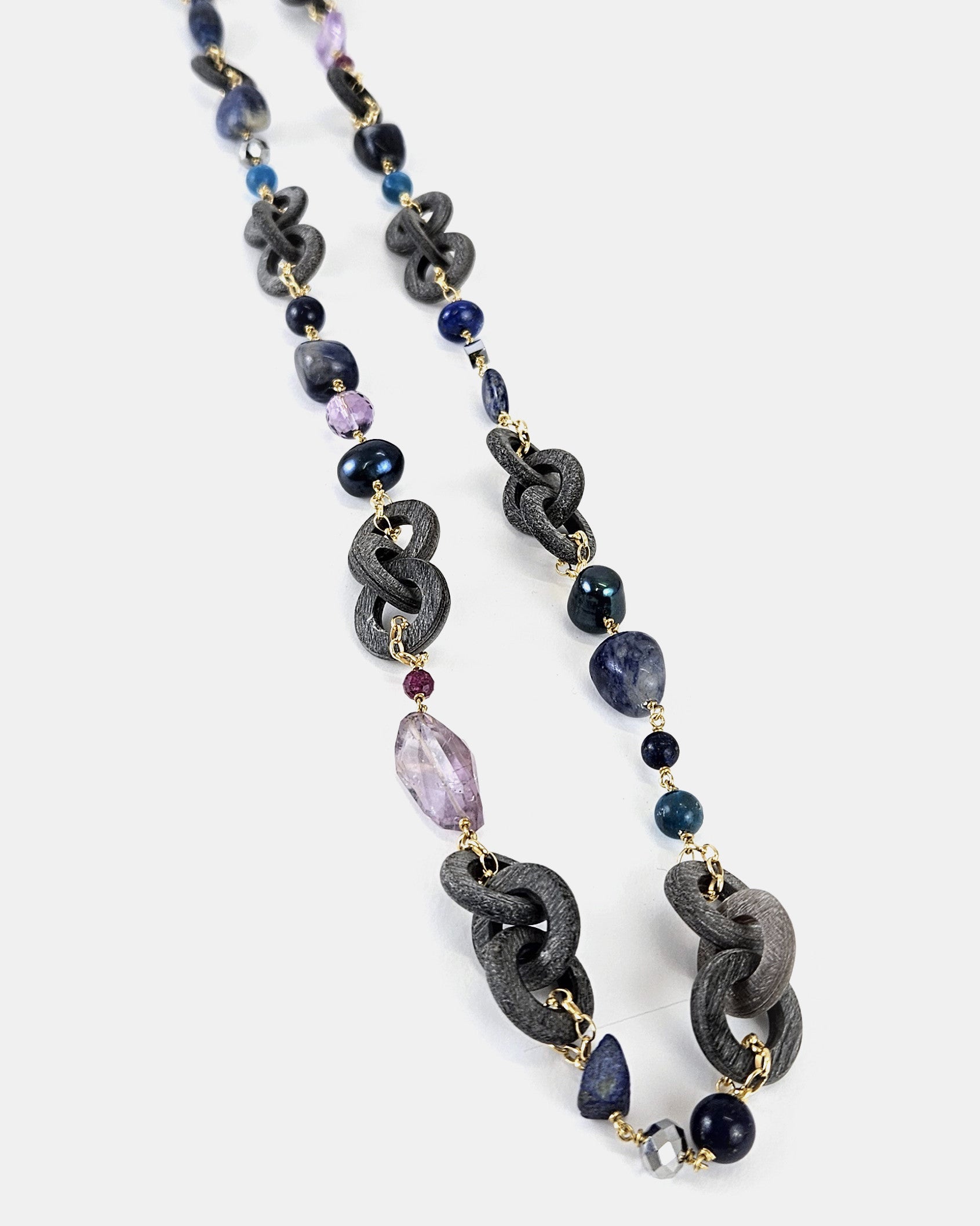 Collar asta y piedras Aurora