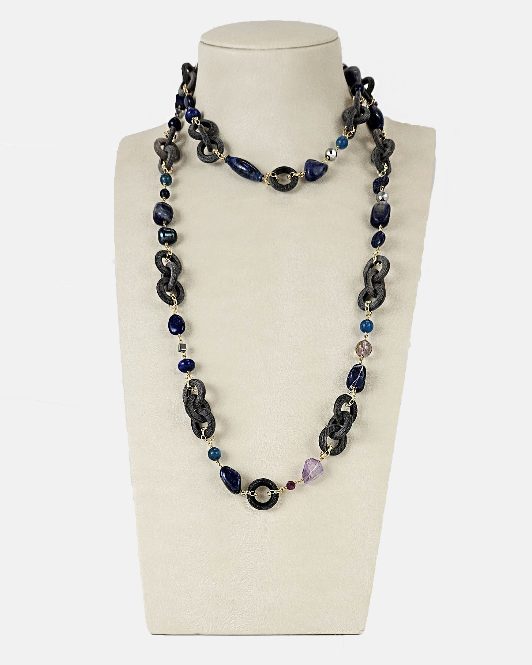 Collar asta y piedras Aurora