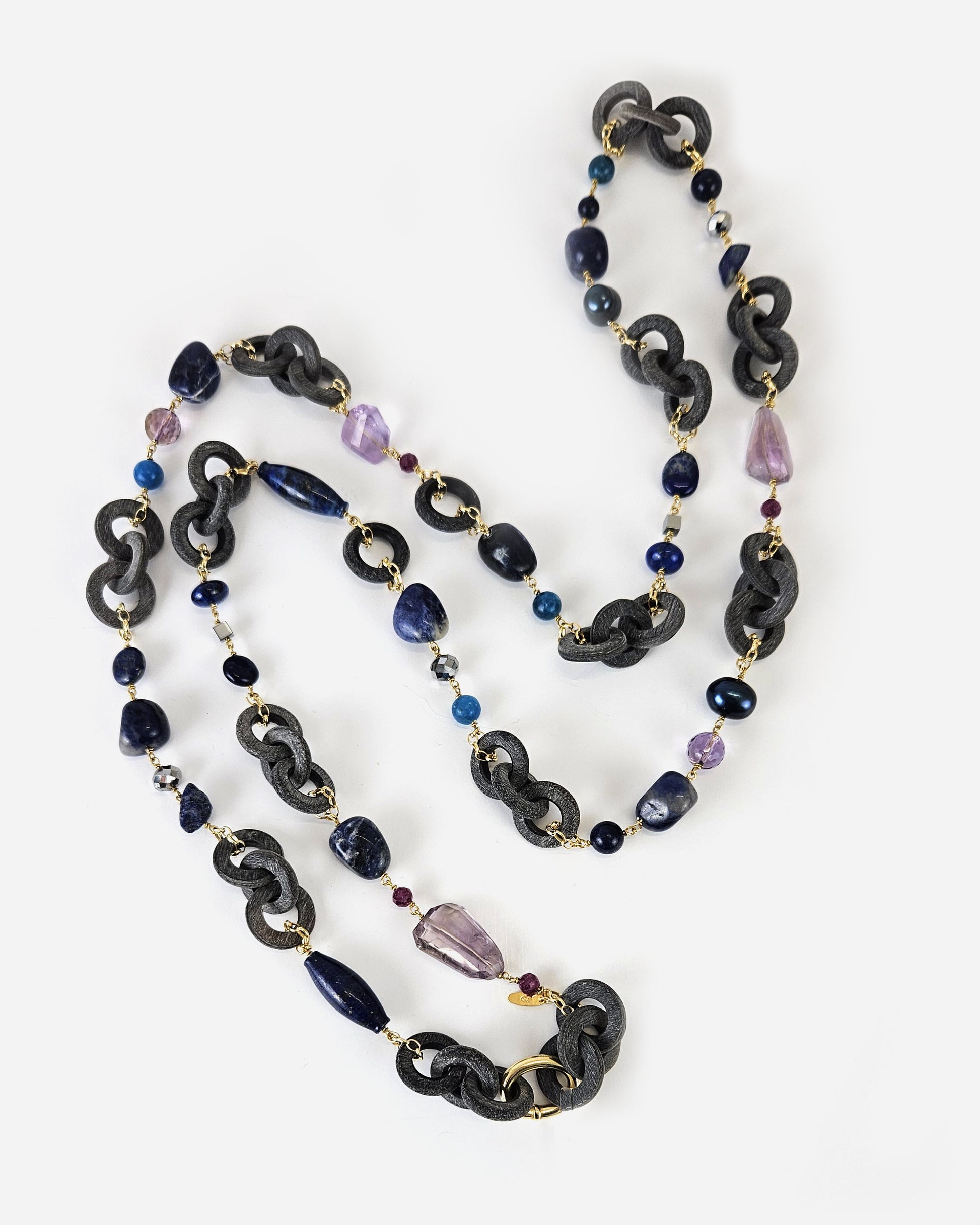 Collar asta y piedras Aurora