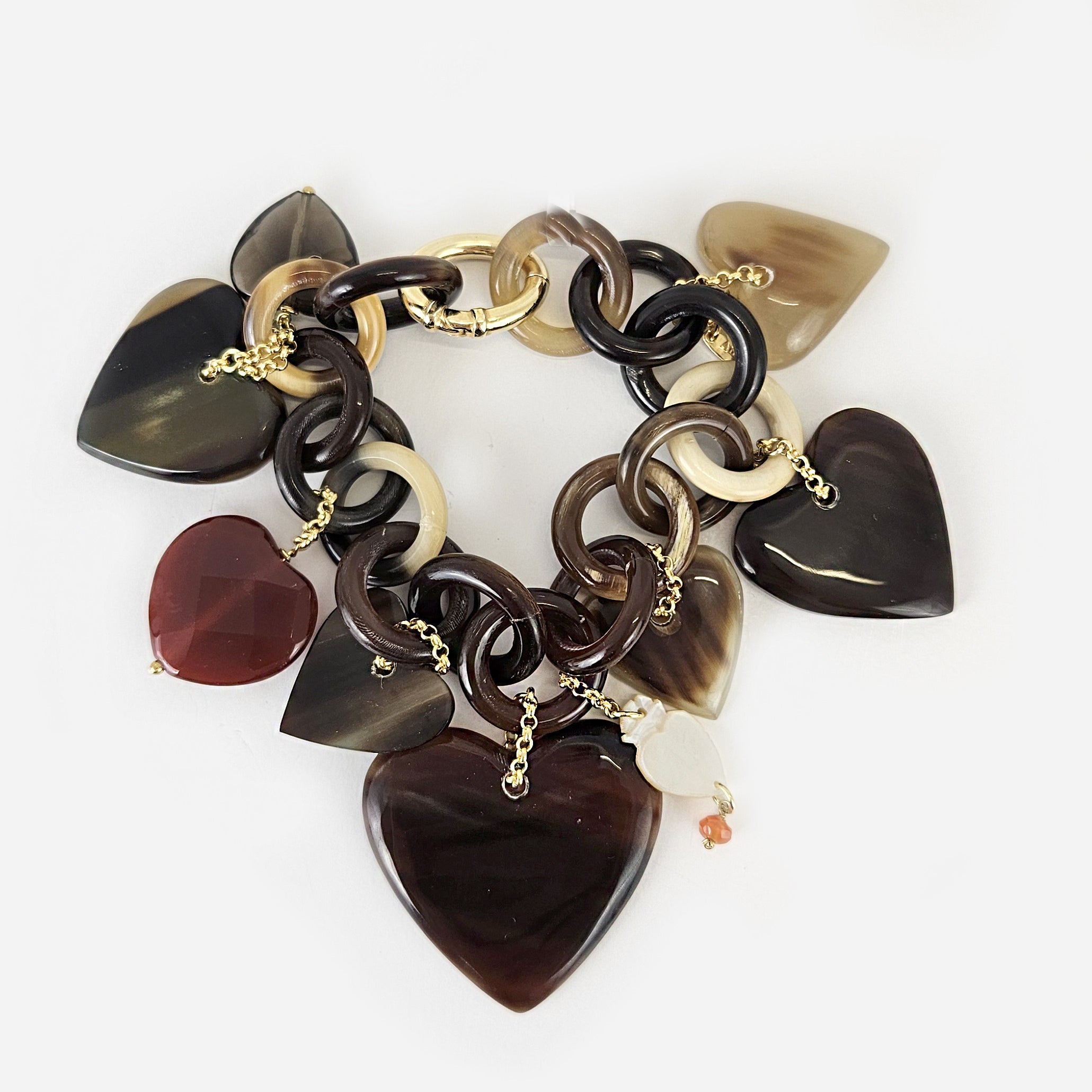 Pulsera asta y piedras Matilde