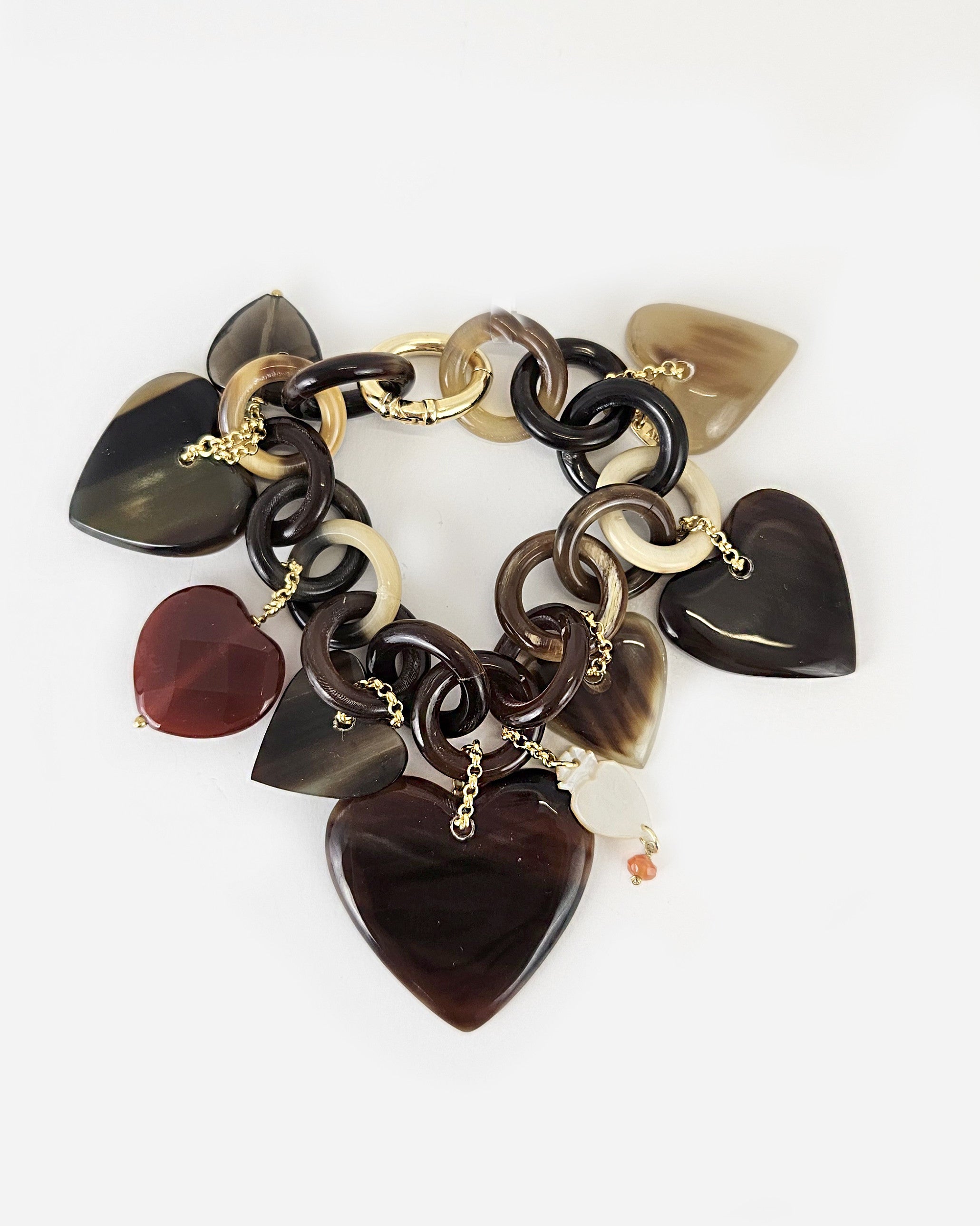 Pulsera asta y piedras Matilde