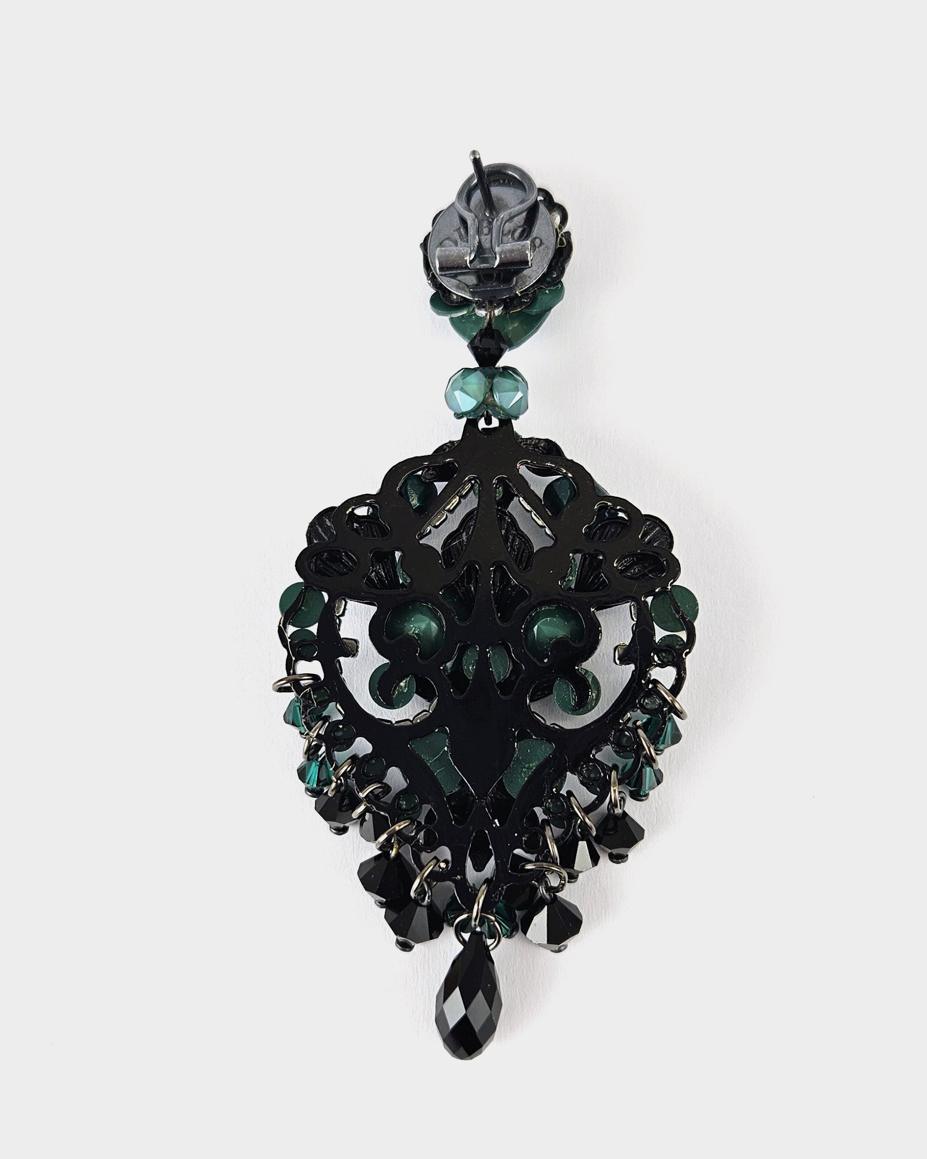 Dublos Emerald Swarovski Green Earring 