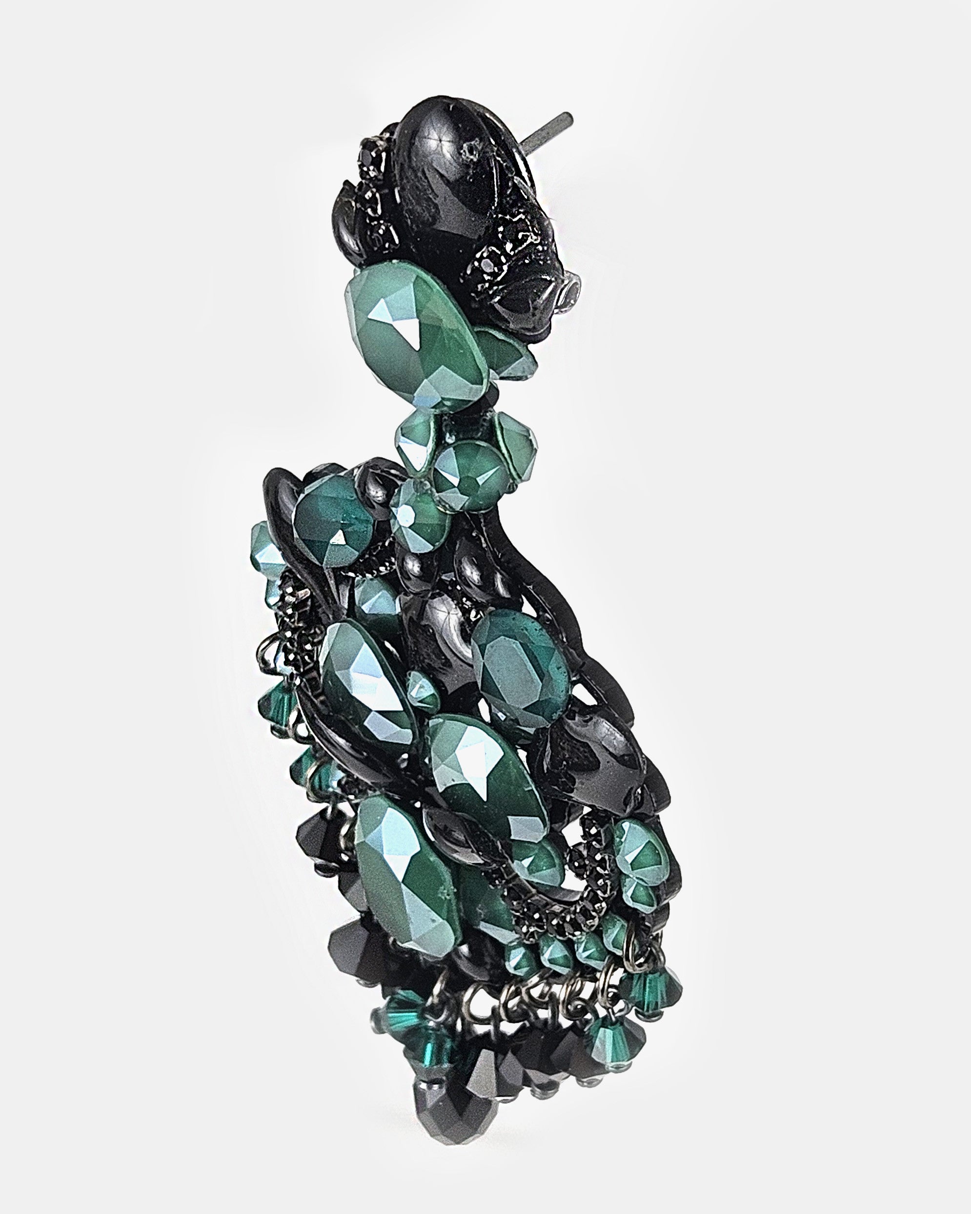 Dublos Emerald Swarovski Green Earring 