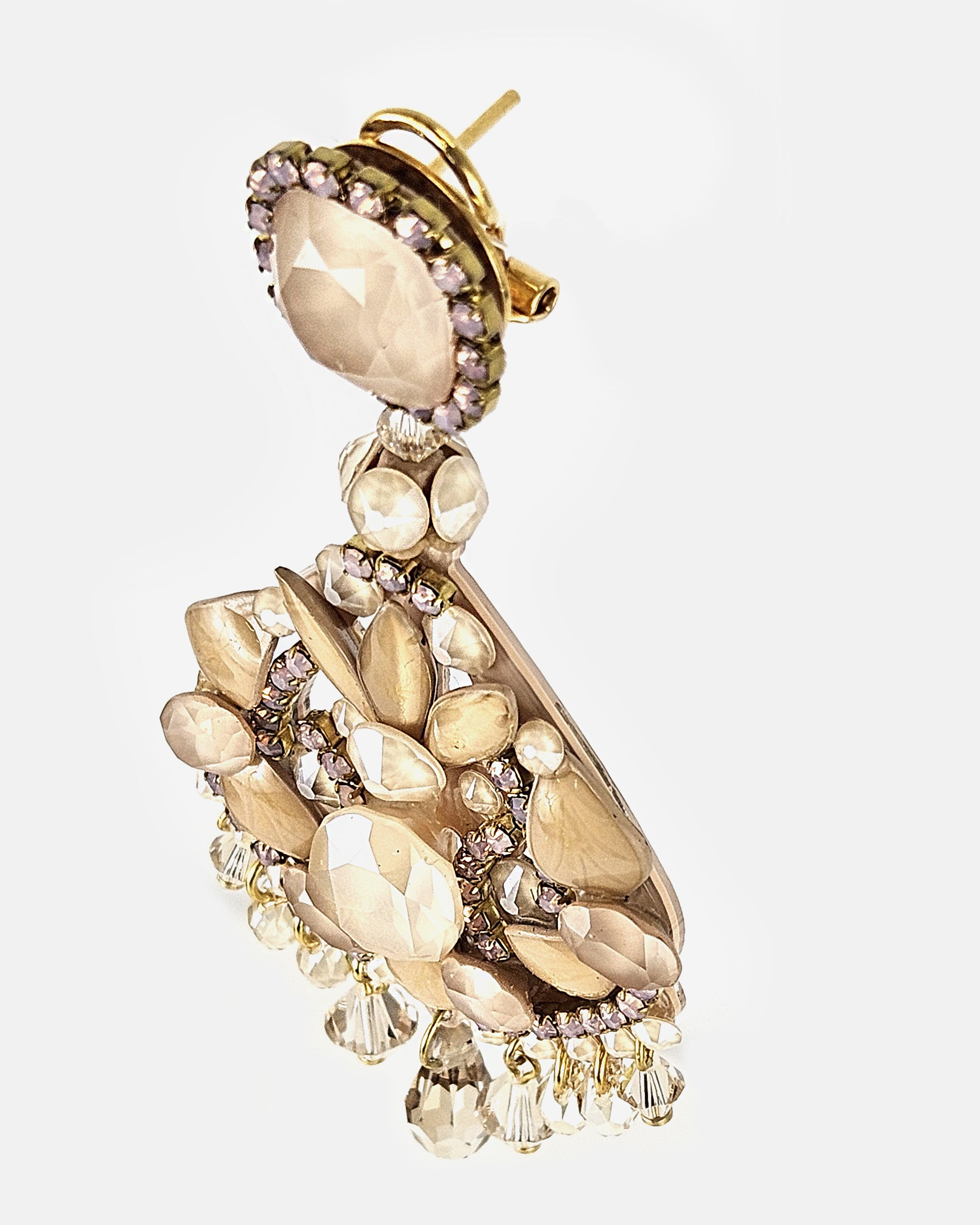 Dublos Ochre Swarovski Champagne Pendant 