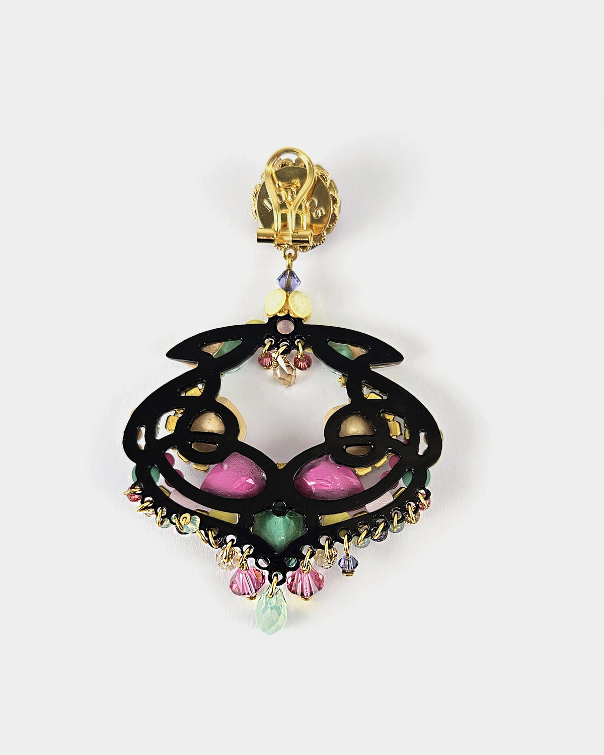 Dublos Natalie Swarovski Multicolor Earrings 