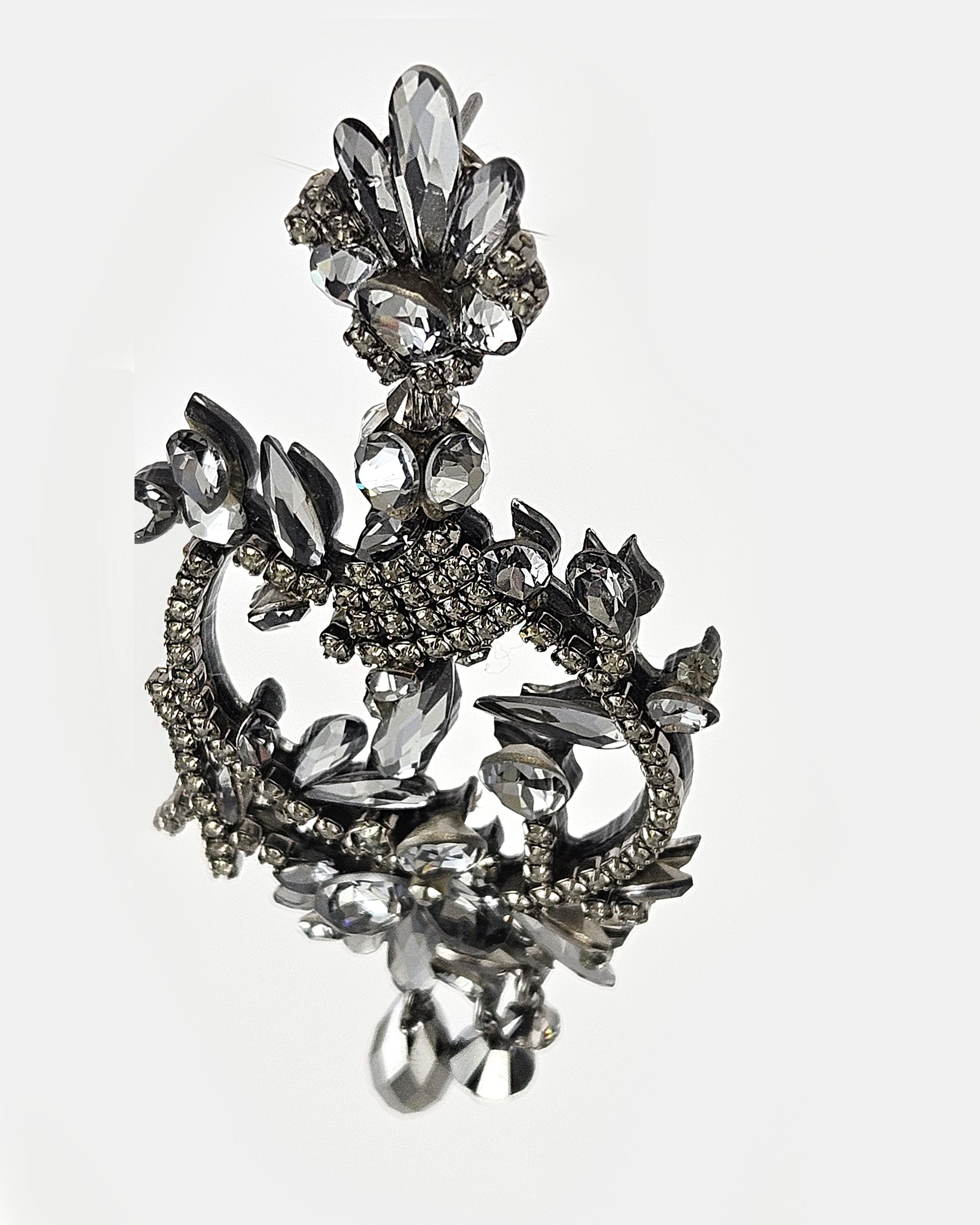 Dublos After Swarovski Grey Pendant 