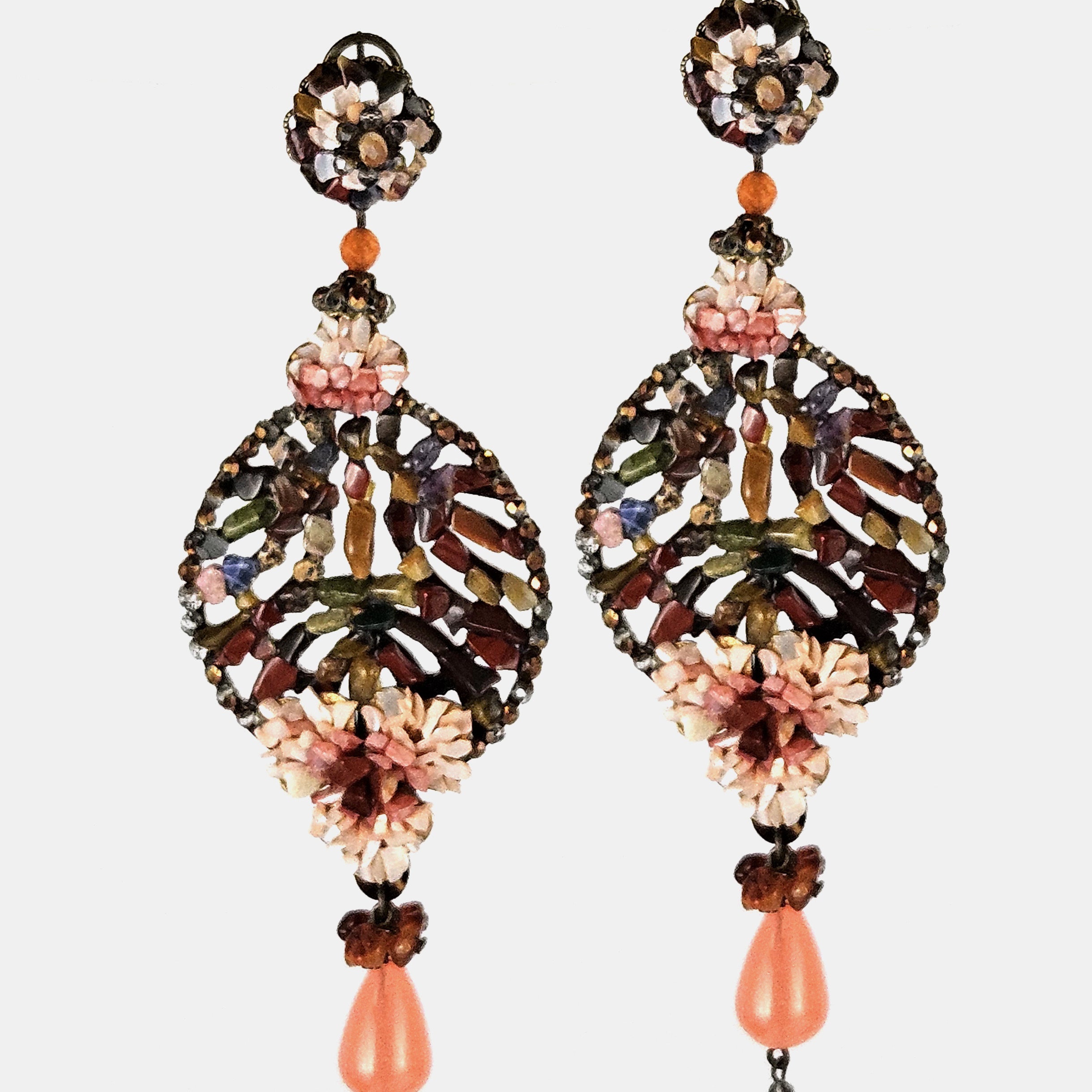 Multicolor Cloud Mineral Pendant 