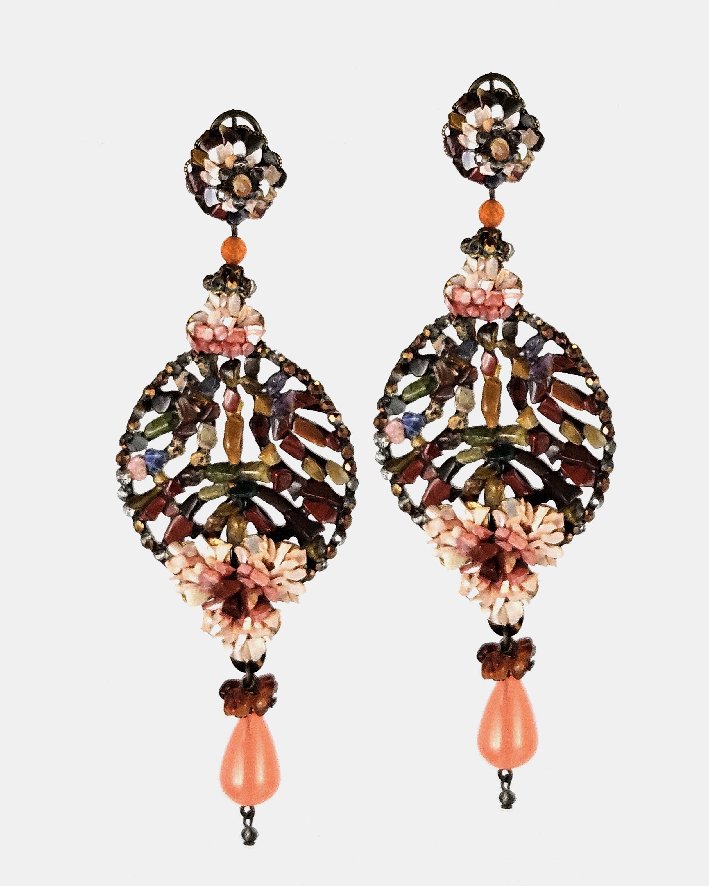 Multicolor Cloud Mineral Pendant 