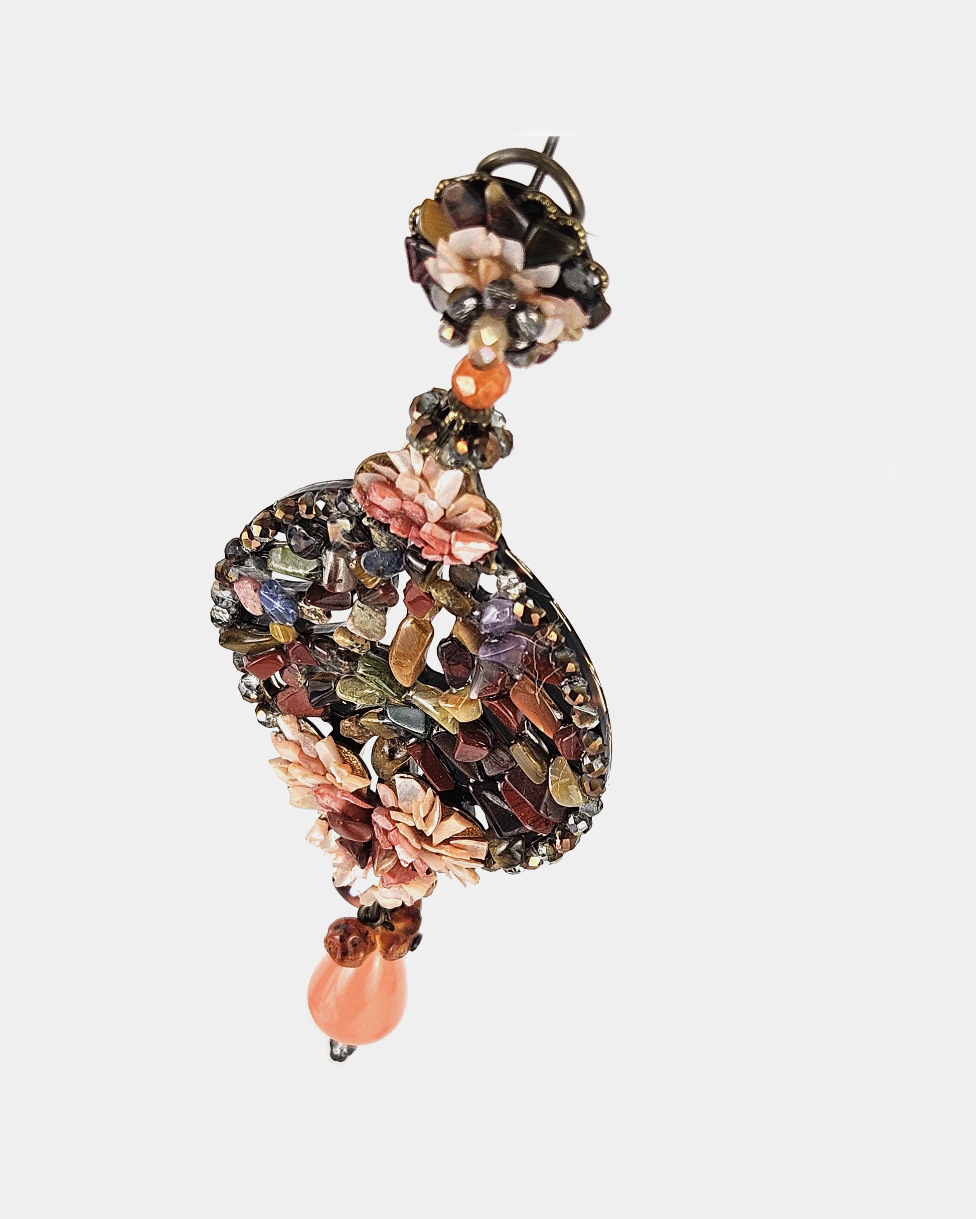 Multicolor Cloud Mineral Pendant 